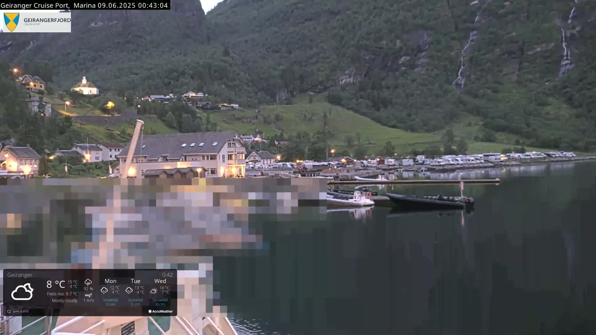 Geiranger Marine & Village  Live Cam - Stranda, Sunmore, More og Romsdal, Norway
