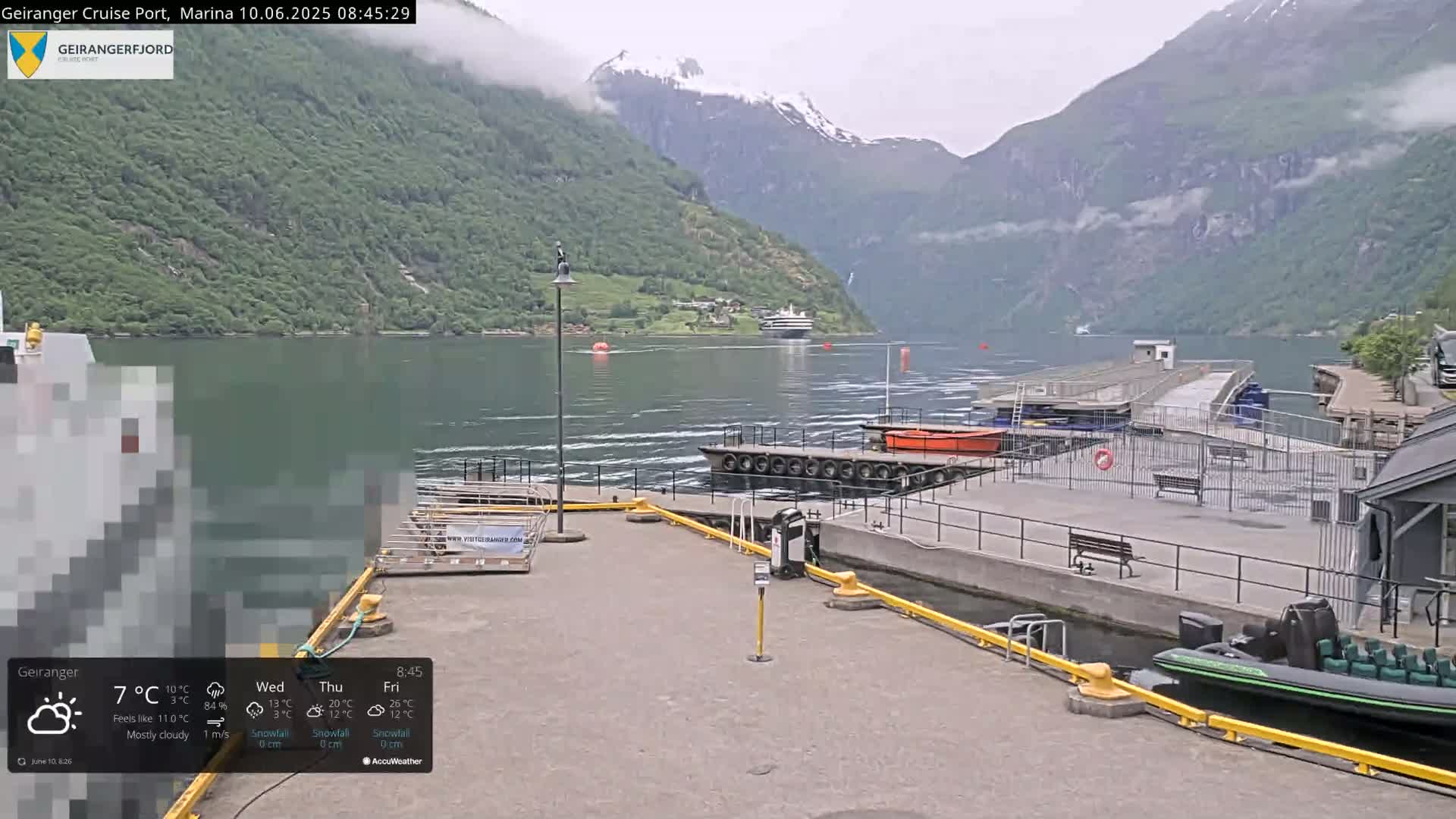 Geiranger Marine & Village  Live Cam - Stranda, Sunmore, More og Romsdal, Norway
