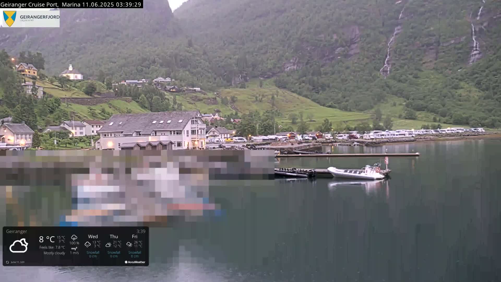 Geiranger Marine & Village  Live Cam - Stranda, Sunmore, More og Romsdal, Norway