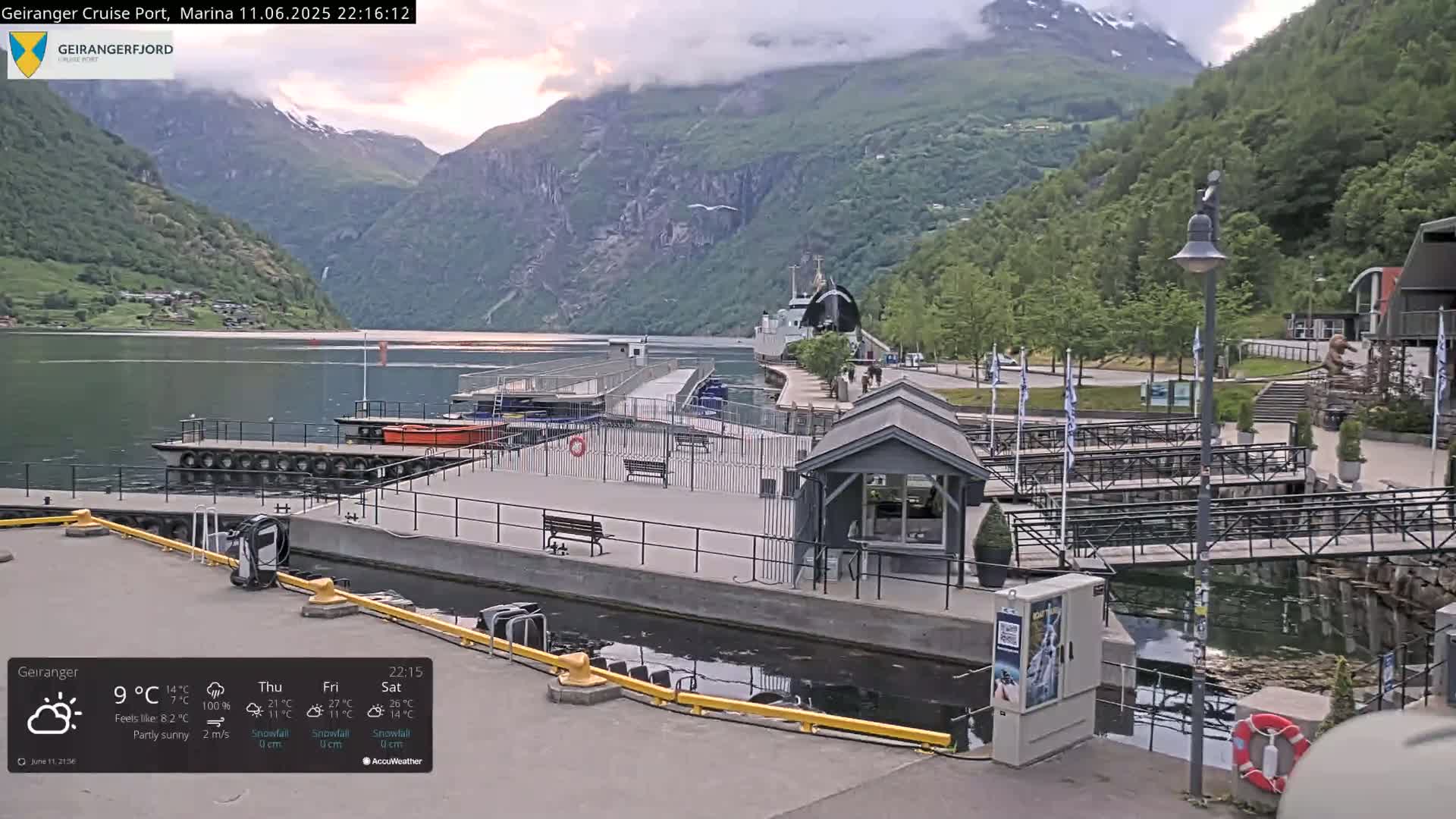Geiranger Marine & Village  Live Cam - Stranda, Sunmore, More og Romsdal, Norway