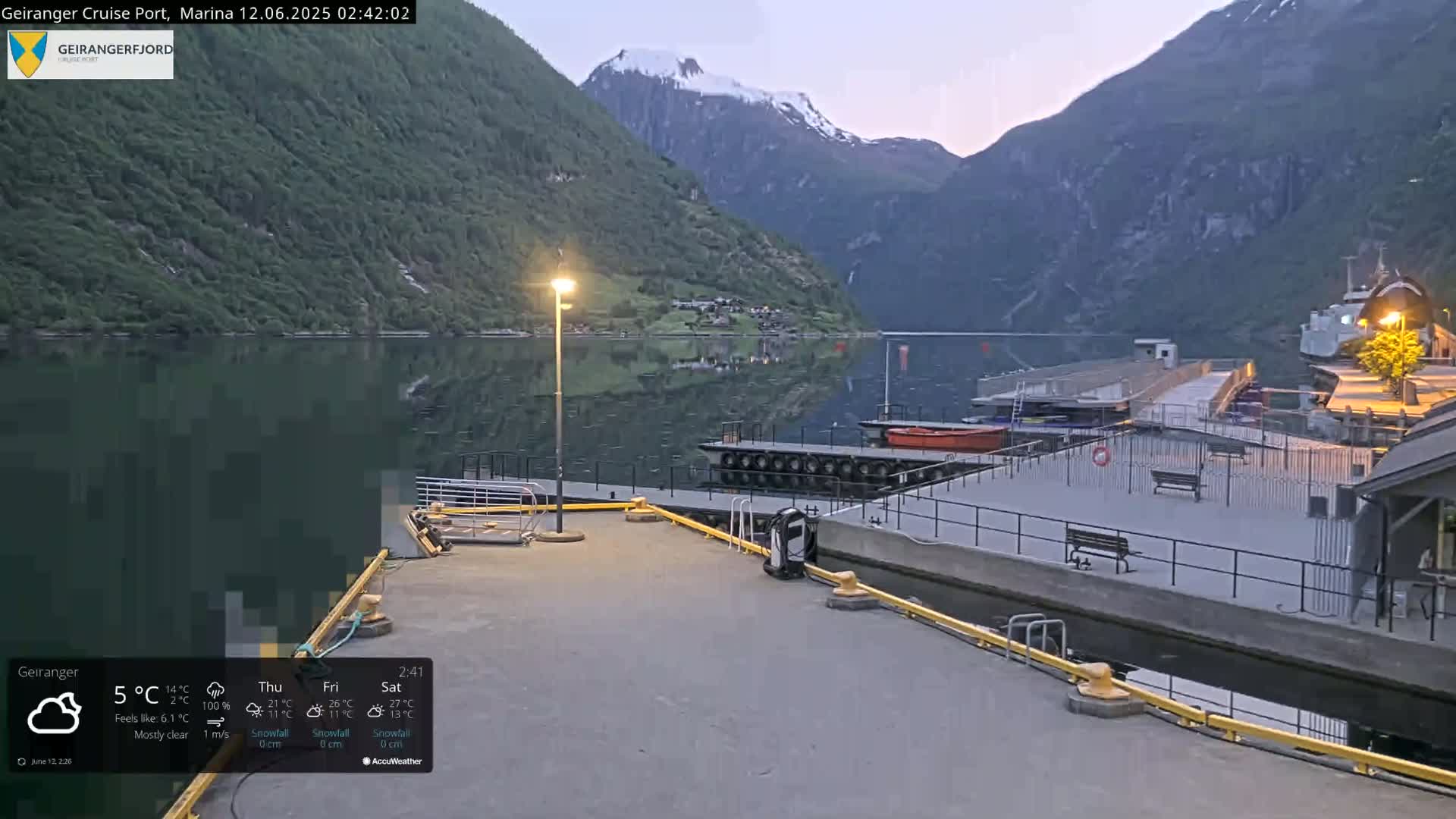 Geiranger Marine & Village  Live Cam - Stranda, Sunmore, More og Romsdal, Norway