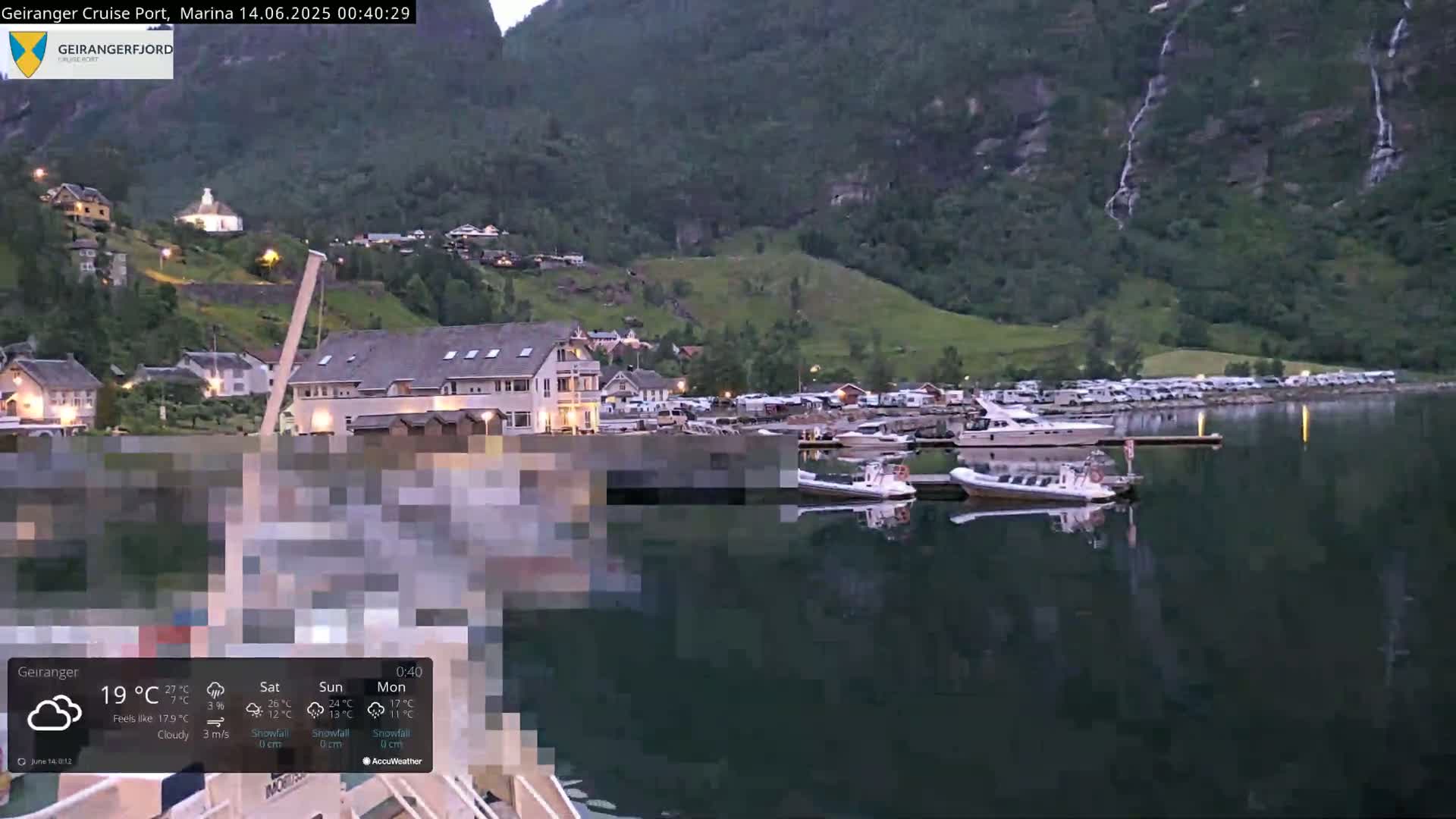 Geiranger Marine & Village  Live Cam - Stranda, Sunmore, More og Romsdal, Norway