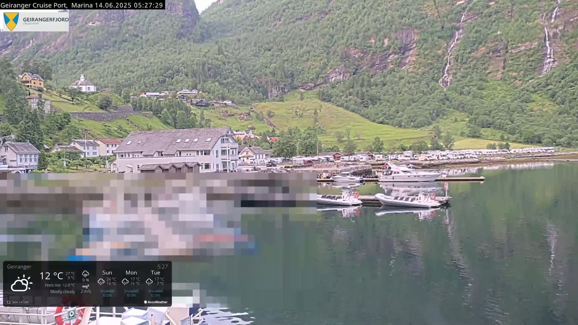 Geiranger Marine & Village  Live Cam - Stranda, Sunmore, More og Romsdal, Norway