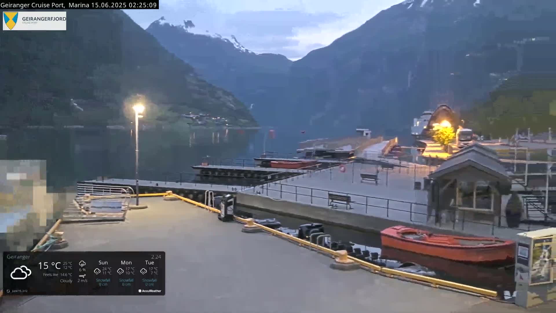 Geiranger Marine & Village  Live Cam - Stranda, Sunmore, More og Romsdal, Norway
