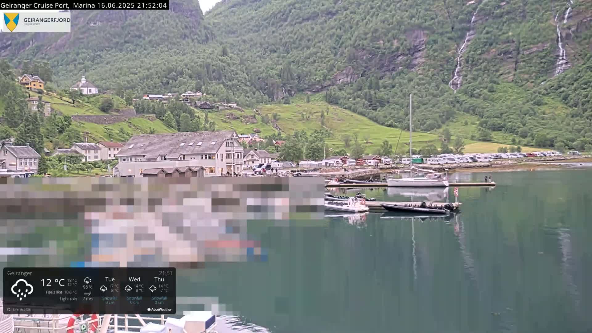 Geiranger Marine & Village  Live Cam - Stranda, Sunmore, More og Romsdal, Norway