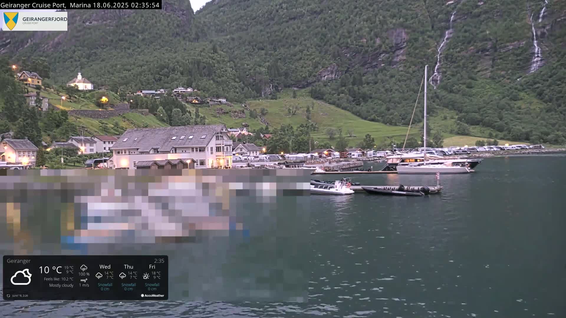 Geiranger Marine & Village  Live Cam - Stranda, Sunmore, More og Romsdal, Norway