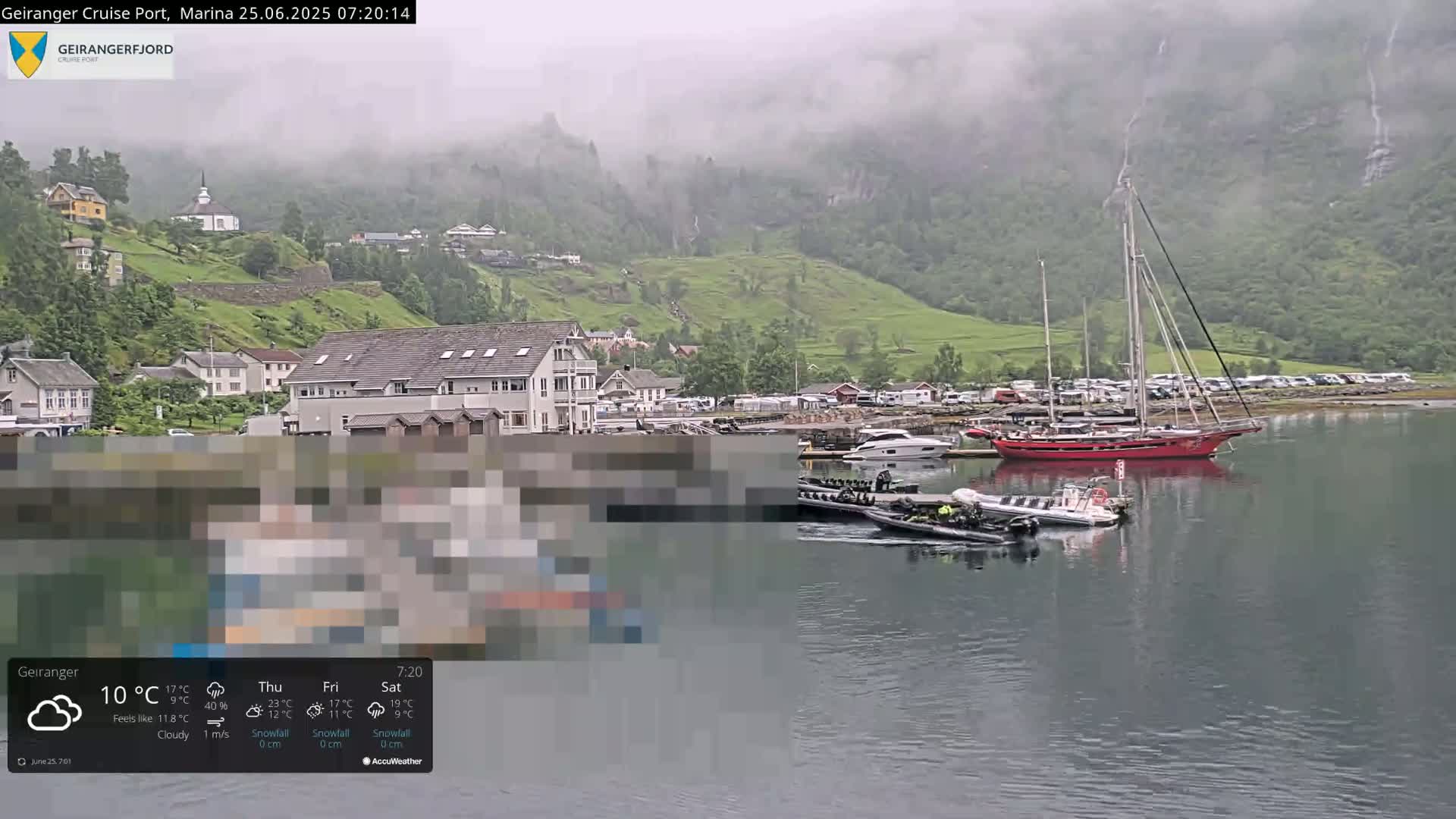 Geiranger Marine & Village  Live Cam - Stranda, Sunmore, More og Romsdal, Norway