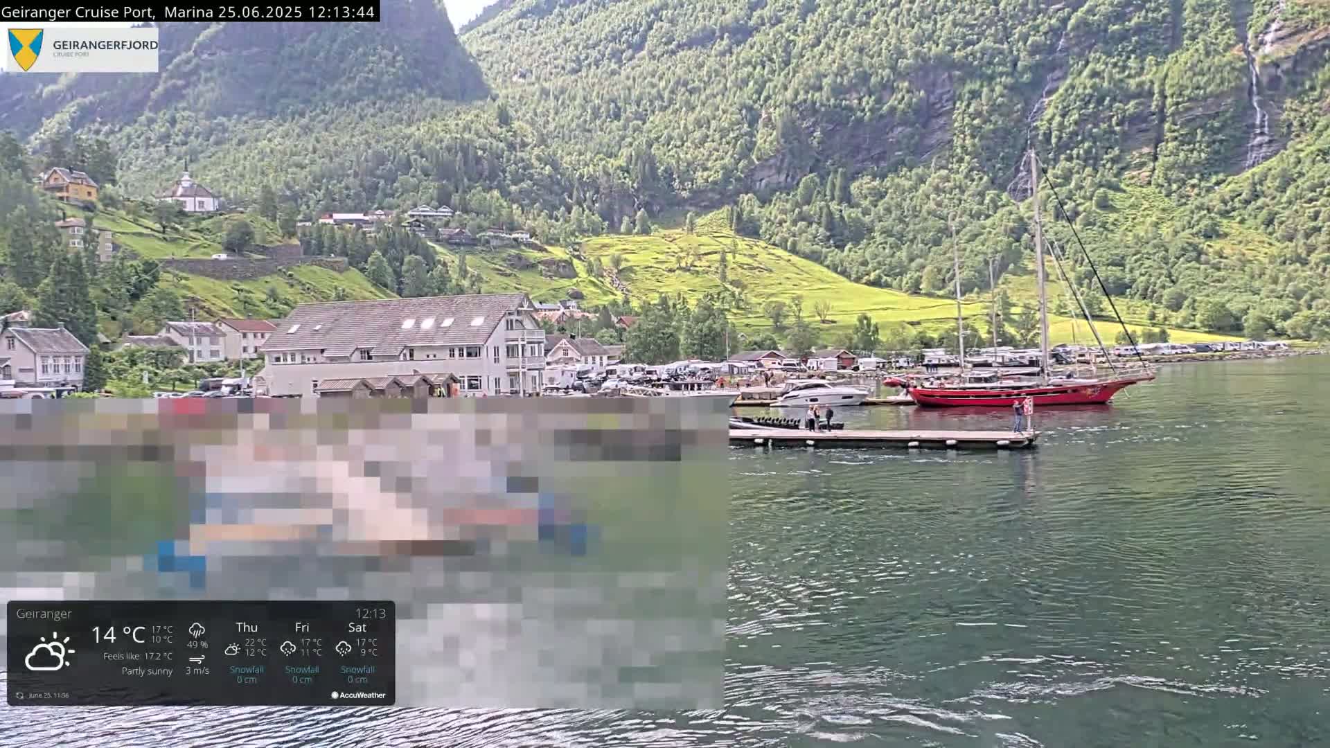 Geiranger Marine & Village  Live Cam - Stranda, Sunmore, More og Romsdal, Norway