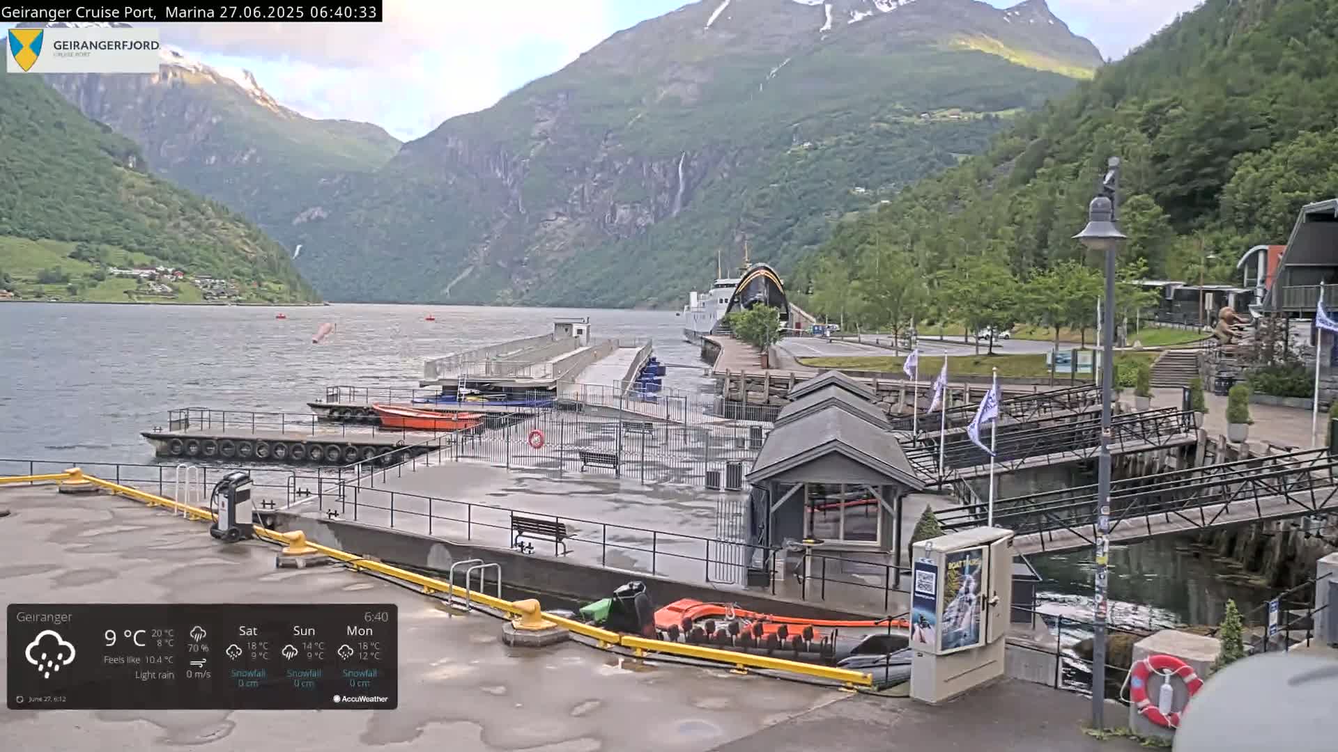 Geiranger Marine & Village  Live Cam - Stranda, Sunmore, More og Romsdal, Norway