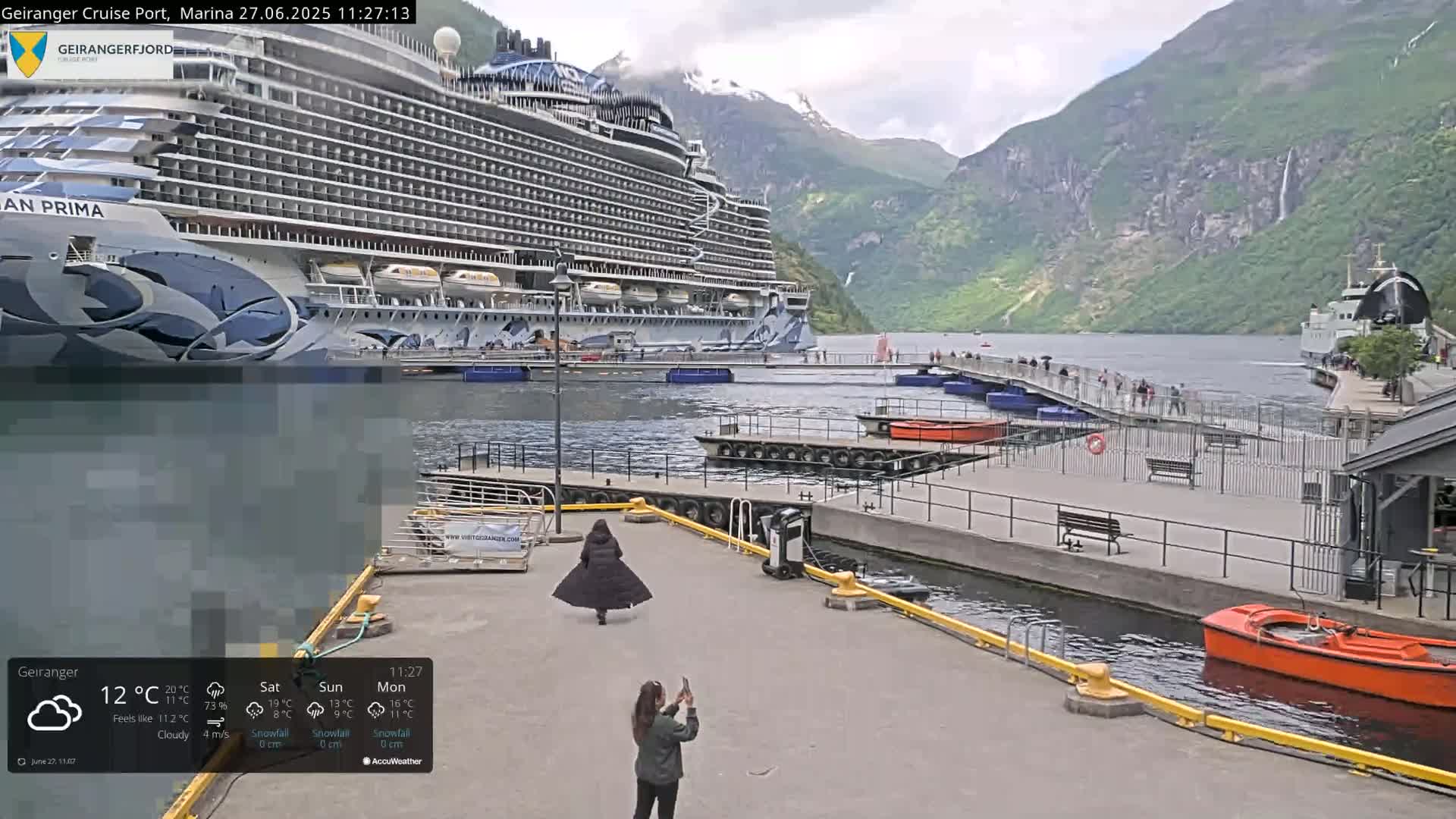 Geiranger Marine & Village  Live Cam - Stranda, Sunmore, More og Romsdal, Norway
