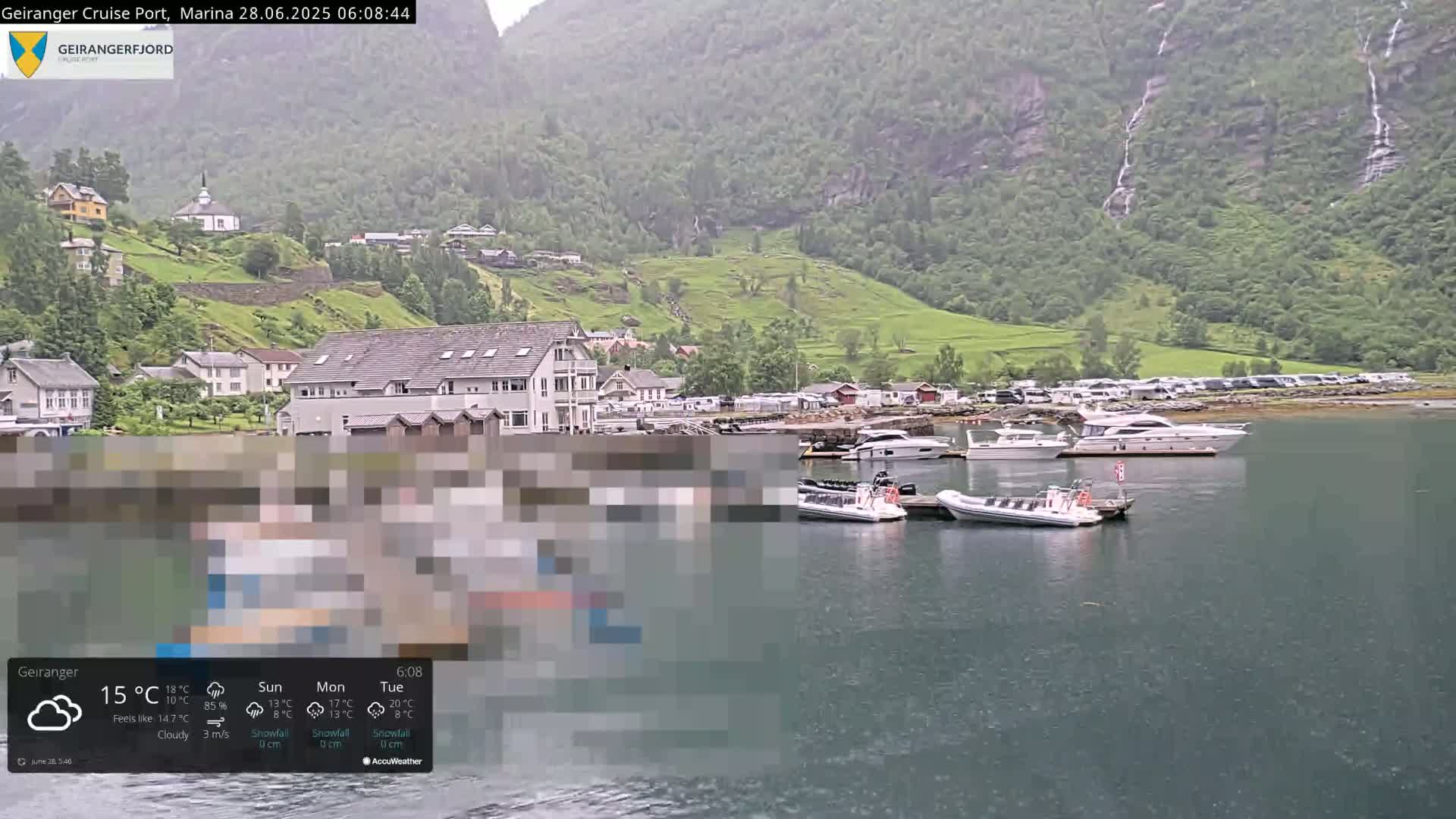 Geiranger Marine & Village  Live Cam - Stranda, Sunmore, More og Romsdal, Norway
