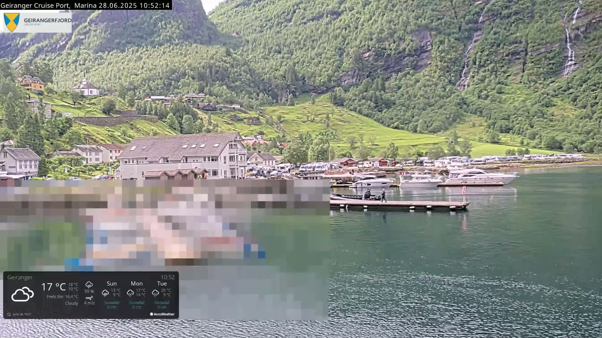 Geiranger Marine & Village  Live Cam - Stranda, Sunmore, More og Romsdal, Norway