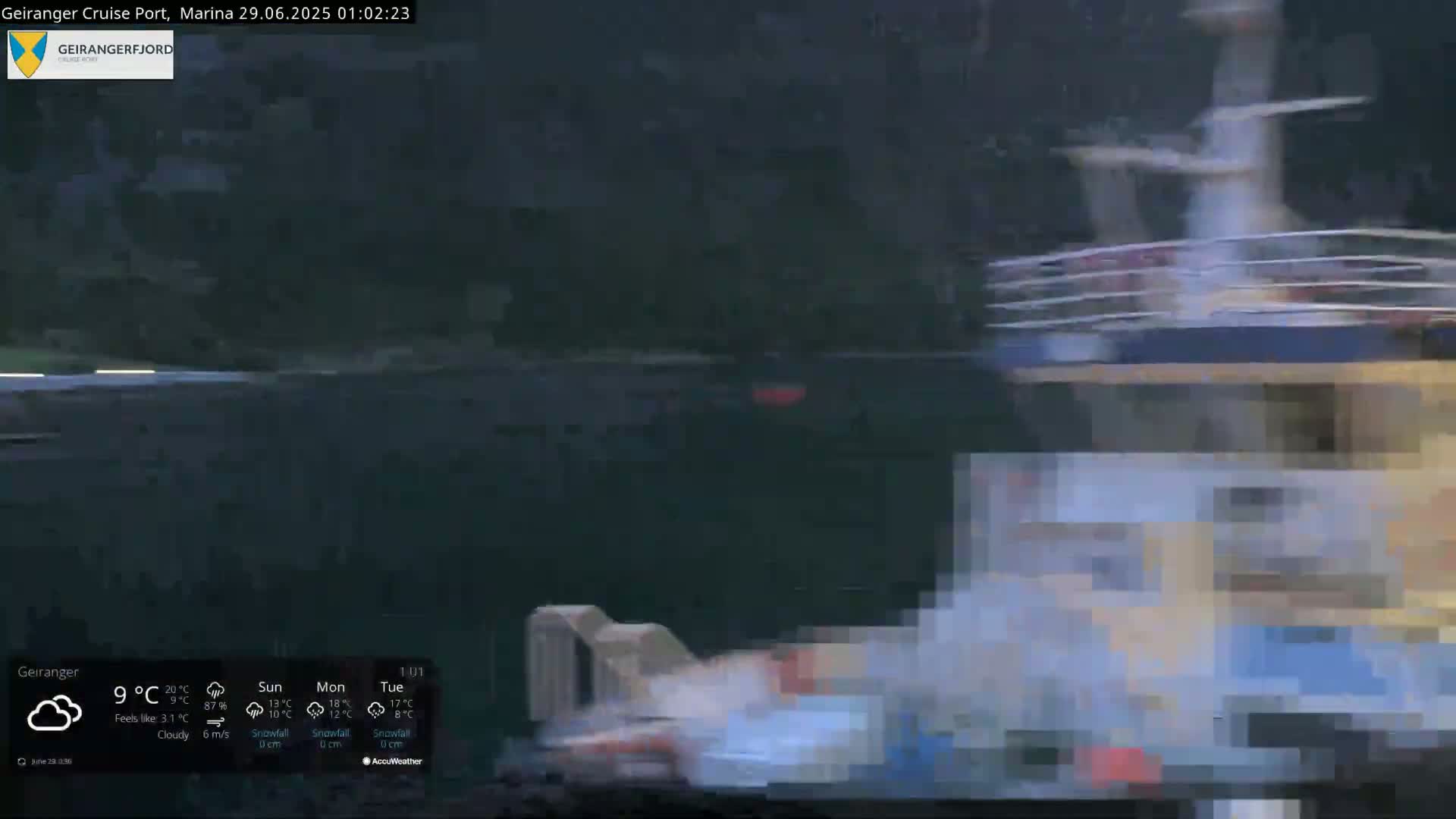 Geiranger Marine & Village  Live Cam - Stranda, Sunmore, More og Romsdal, Norway