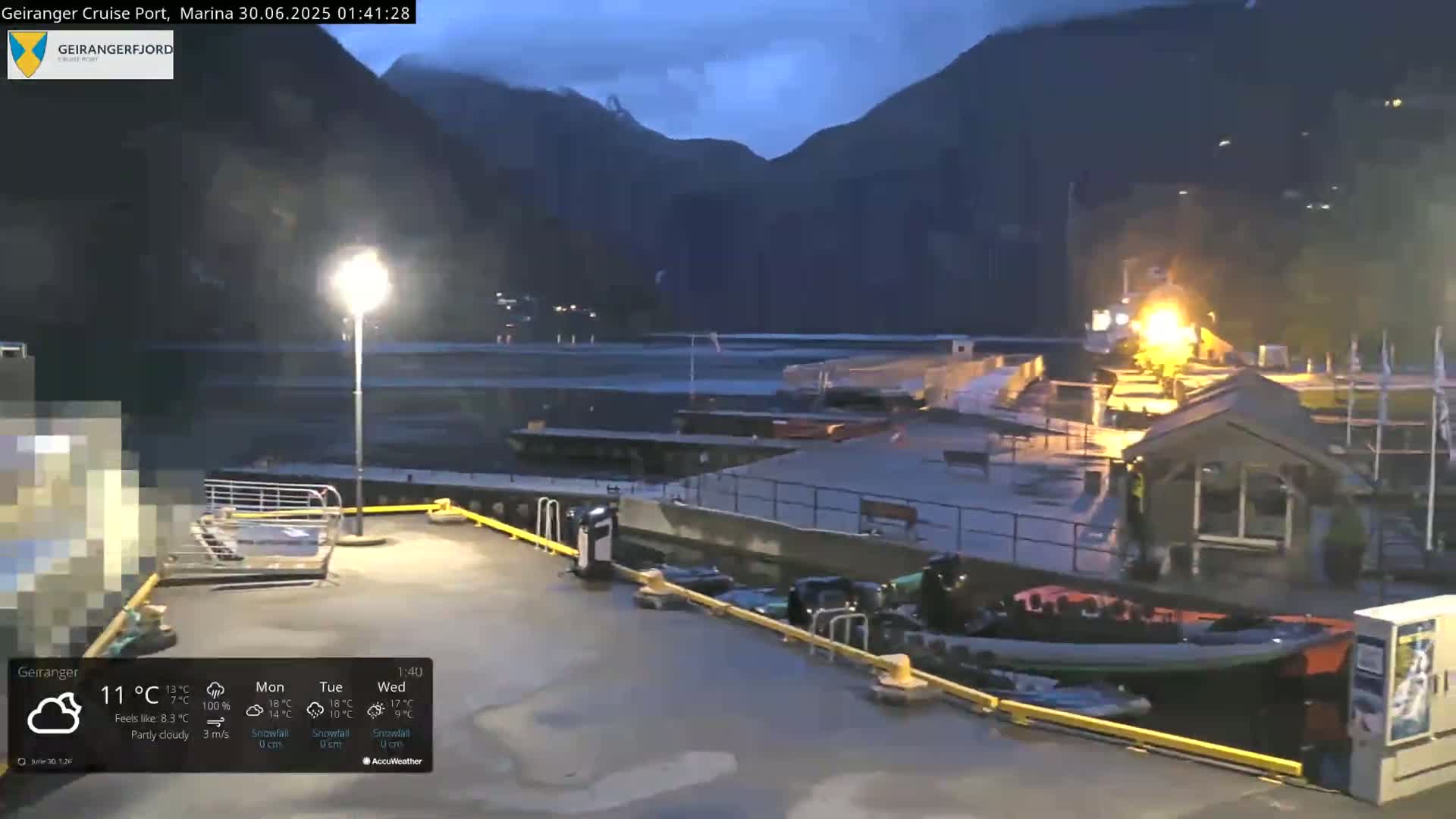 Geiranger Marine & Village  Live Cam - Stranda, Sunmore, More og Romsdal, Norway