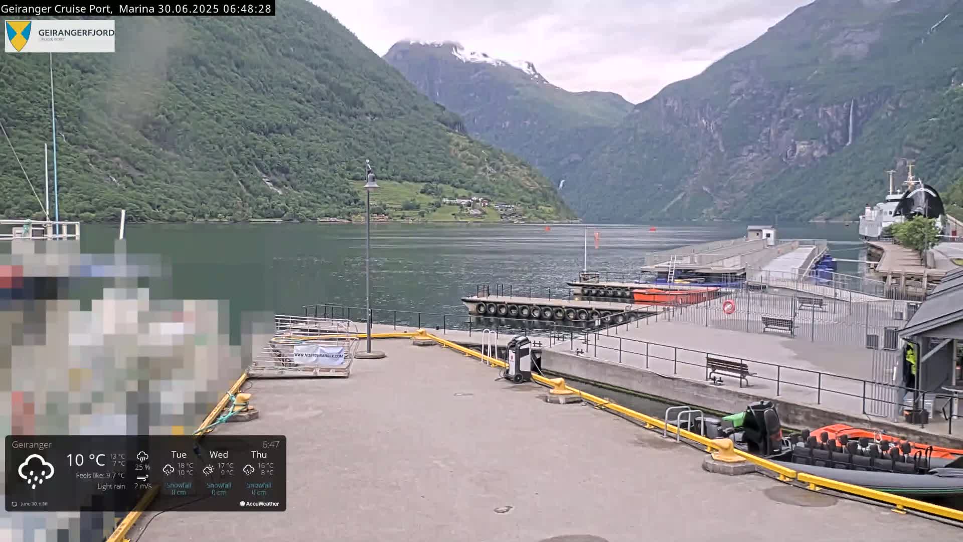 Geiranger Marine & Village  Live Cam - Stranda, Sunmore, More og Romsdal, Norway