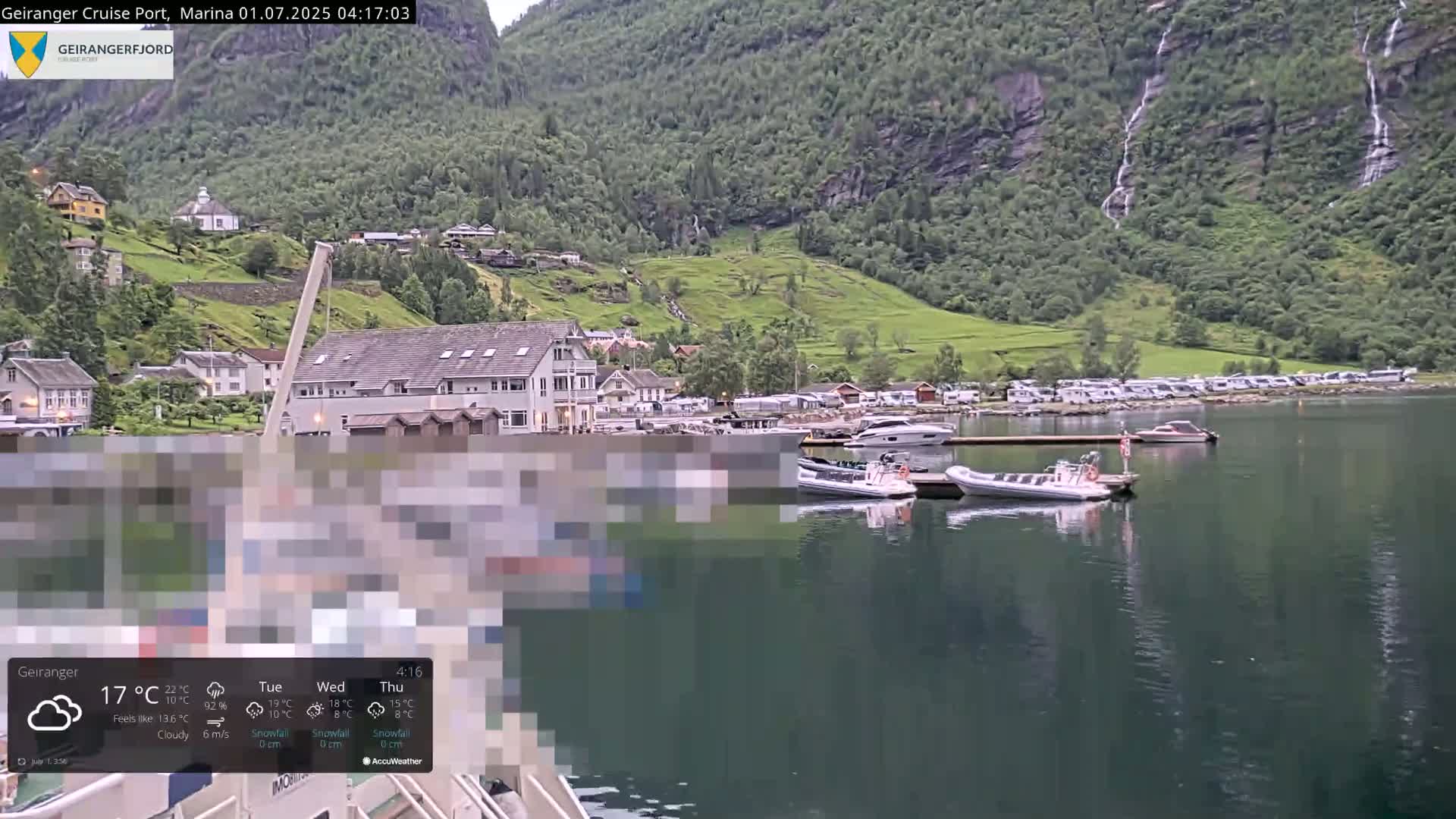 Geiranger Marine & Village  Live Cam - Stranda, Sunmore, More og Romsdal, Norway