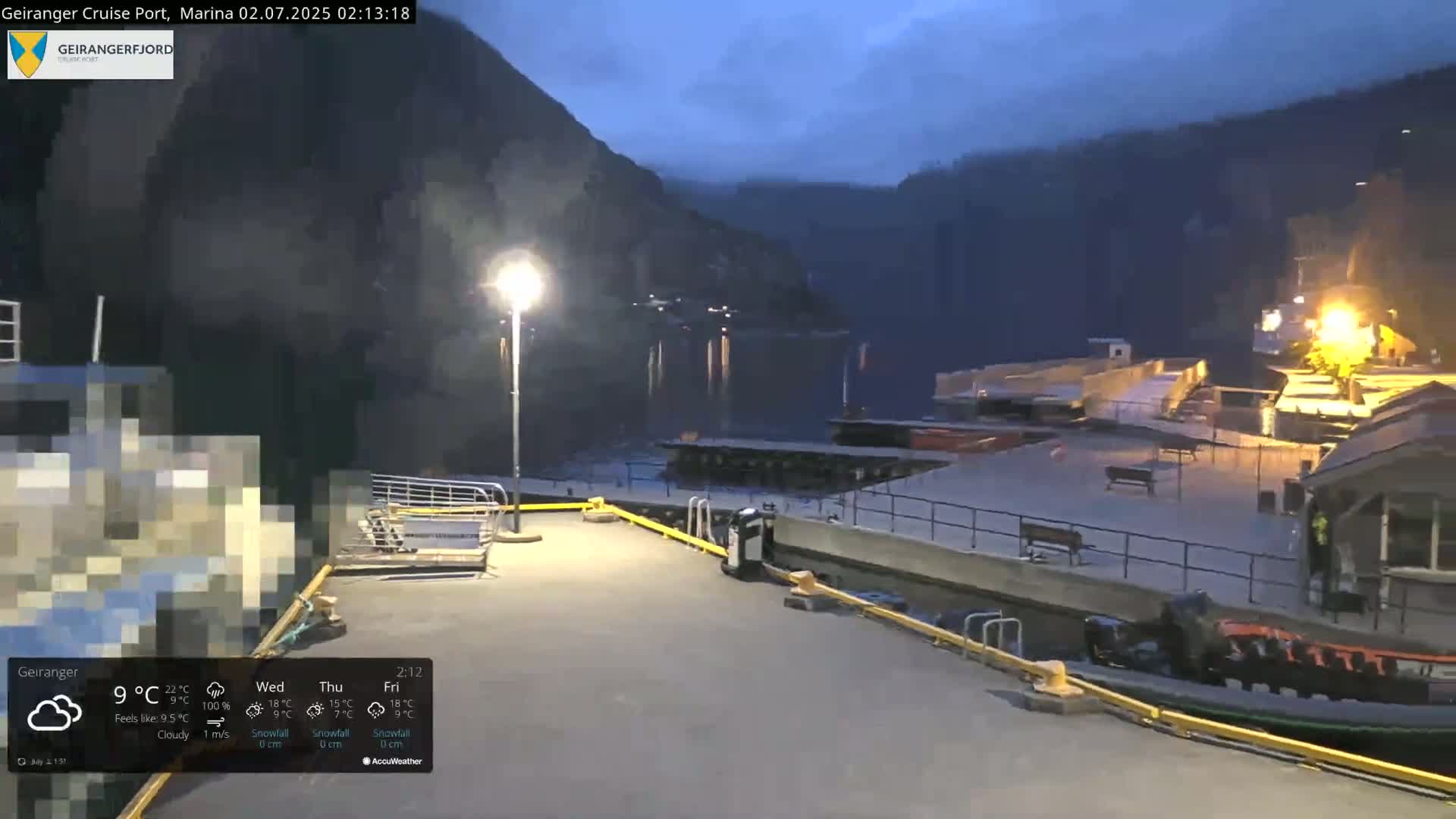 Geiranger Marine & Village  Live Cam - Stranda, Sunmore, More og Romsdal, Norway