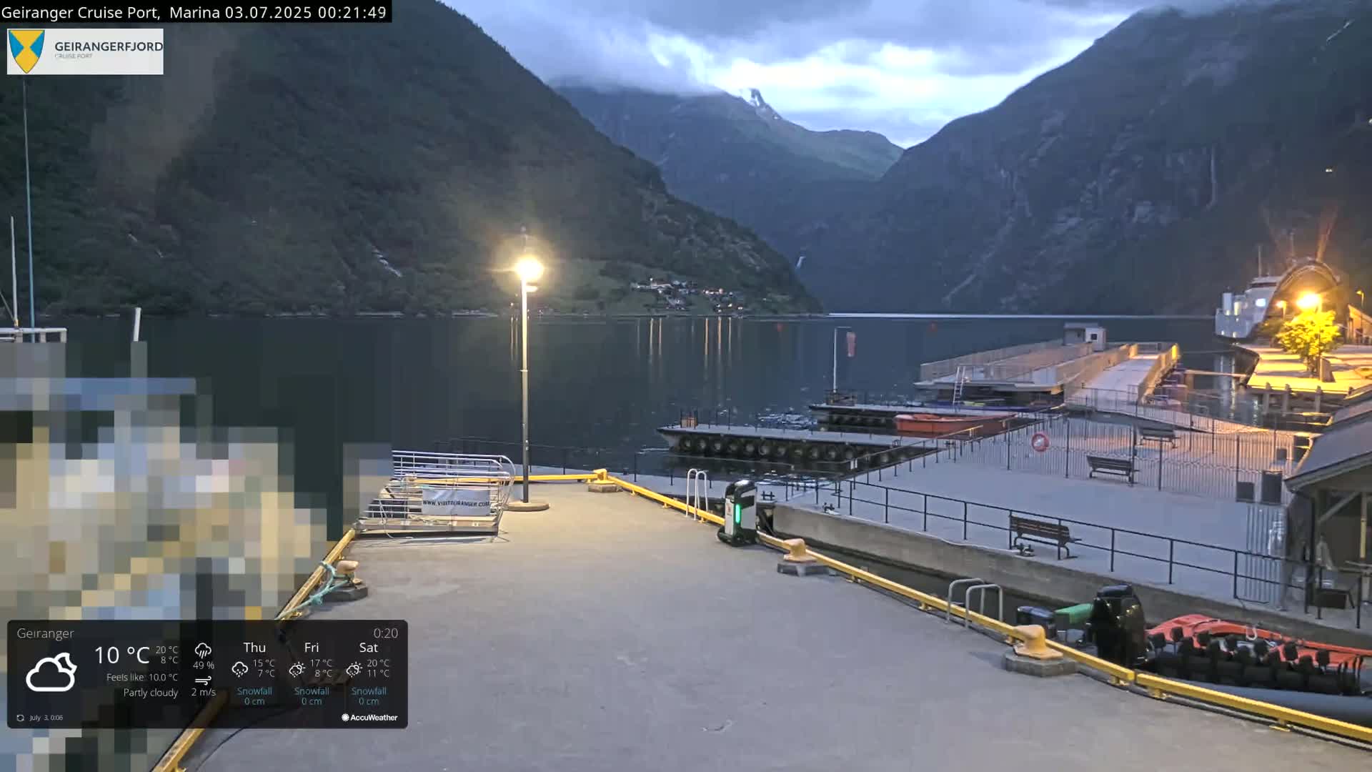 Geiranger Marine & Village  Live Cam - Stranda, Sunmore, More og Romsdal, Norway