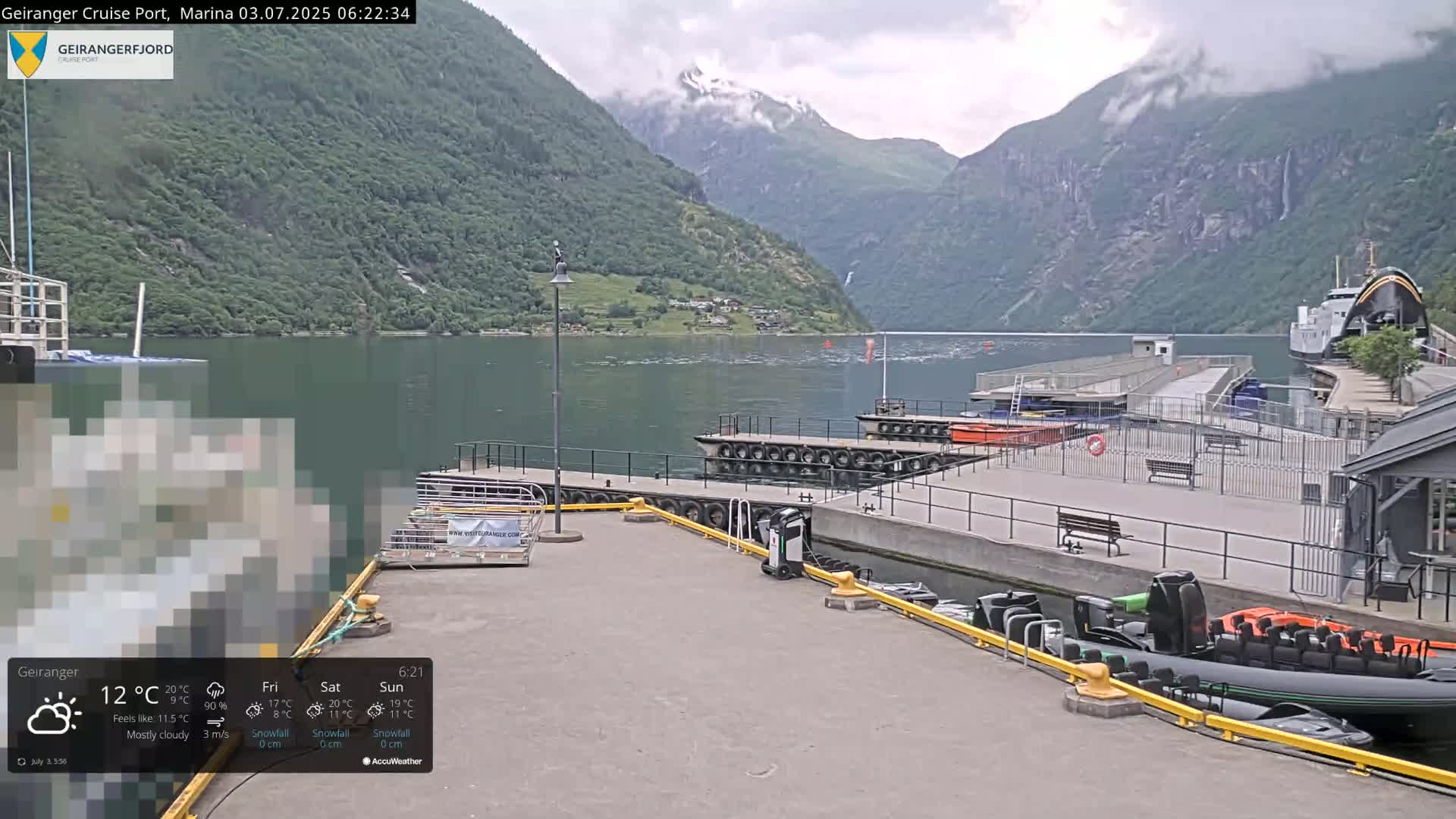 Geiranger Marine & Village  Live Cam - Stranda, Sunmore, More og Romsdal, Norway