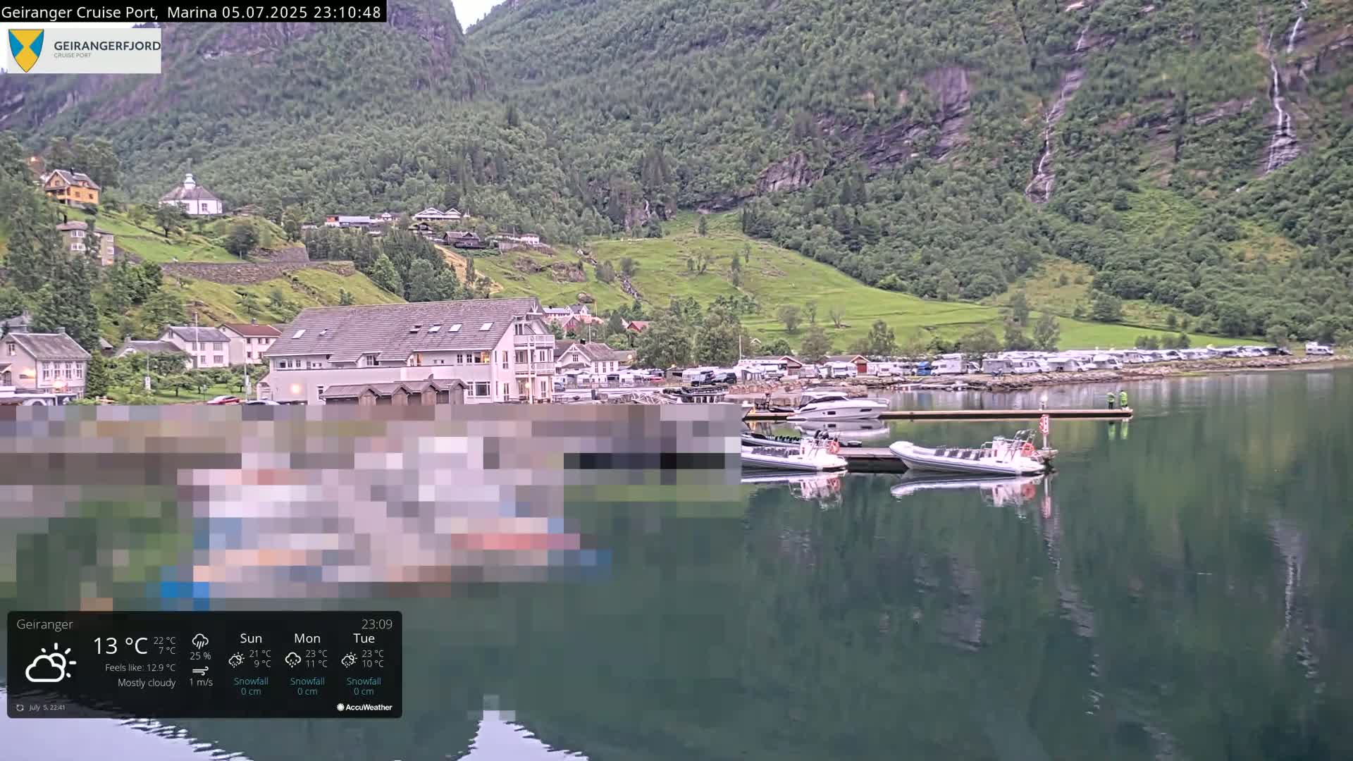 Geiranger Marine & Village  Live Cam - Stranda, Sunmore, More og Romsdal, Norway