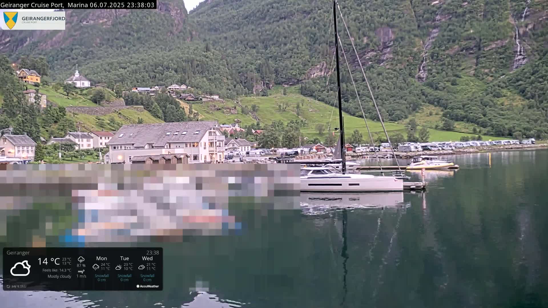 Geiranger Marine & Village  Live Cam - Stranda, Sunmore, More og Romsdal, Norway