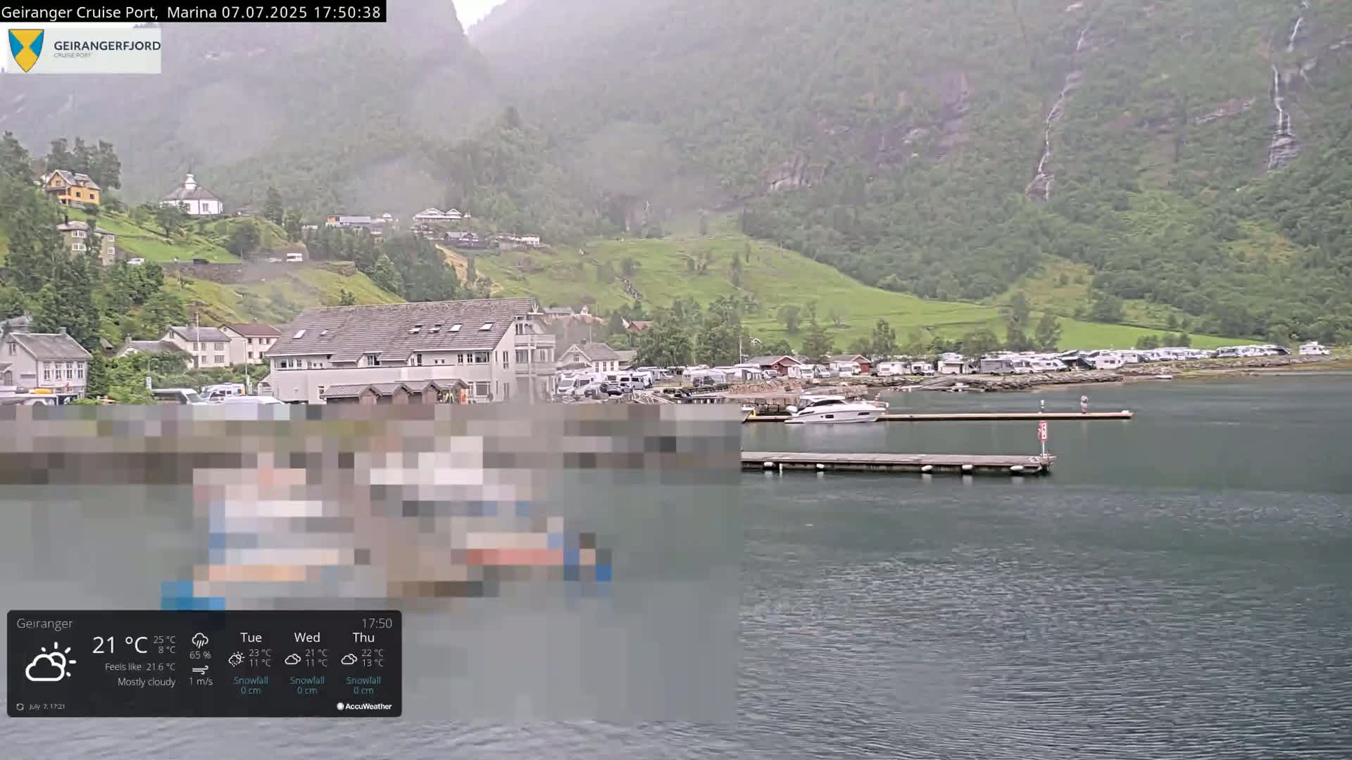 Geiranger Marine & Village  Live Cam - Stranda, Sunmore, More og Romsdal, Norway