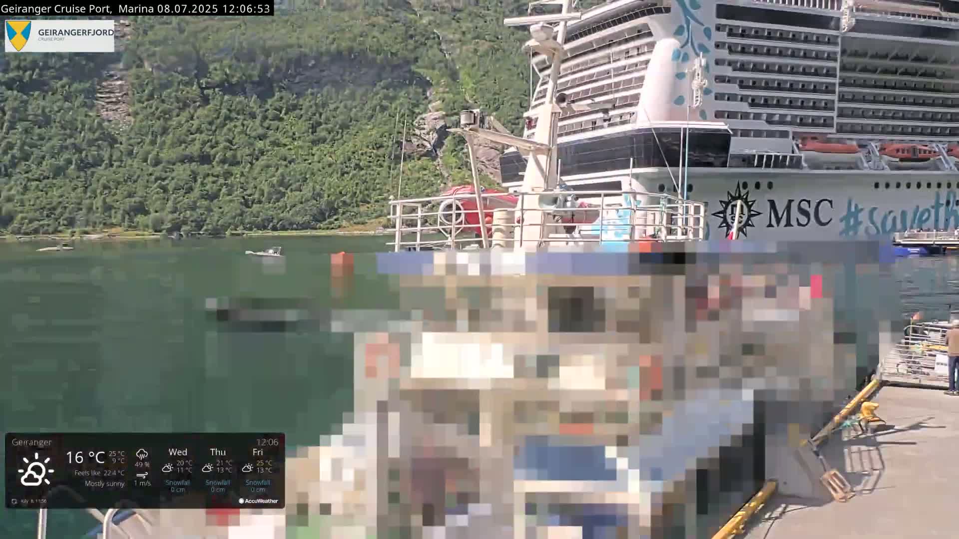 Geiranger Marine & Village  Live Cam - Stranda, Sunmore, More og Romsdal, Norway