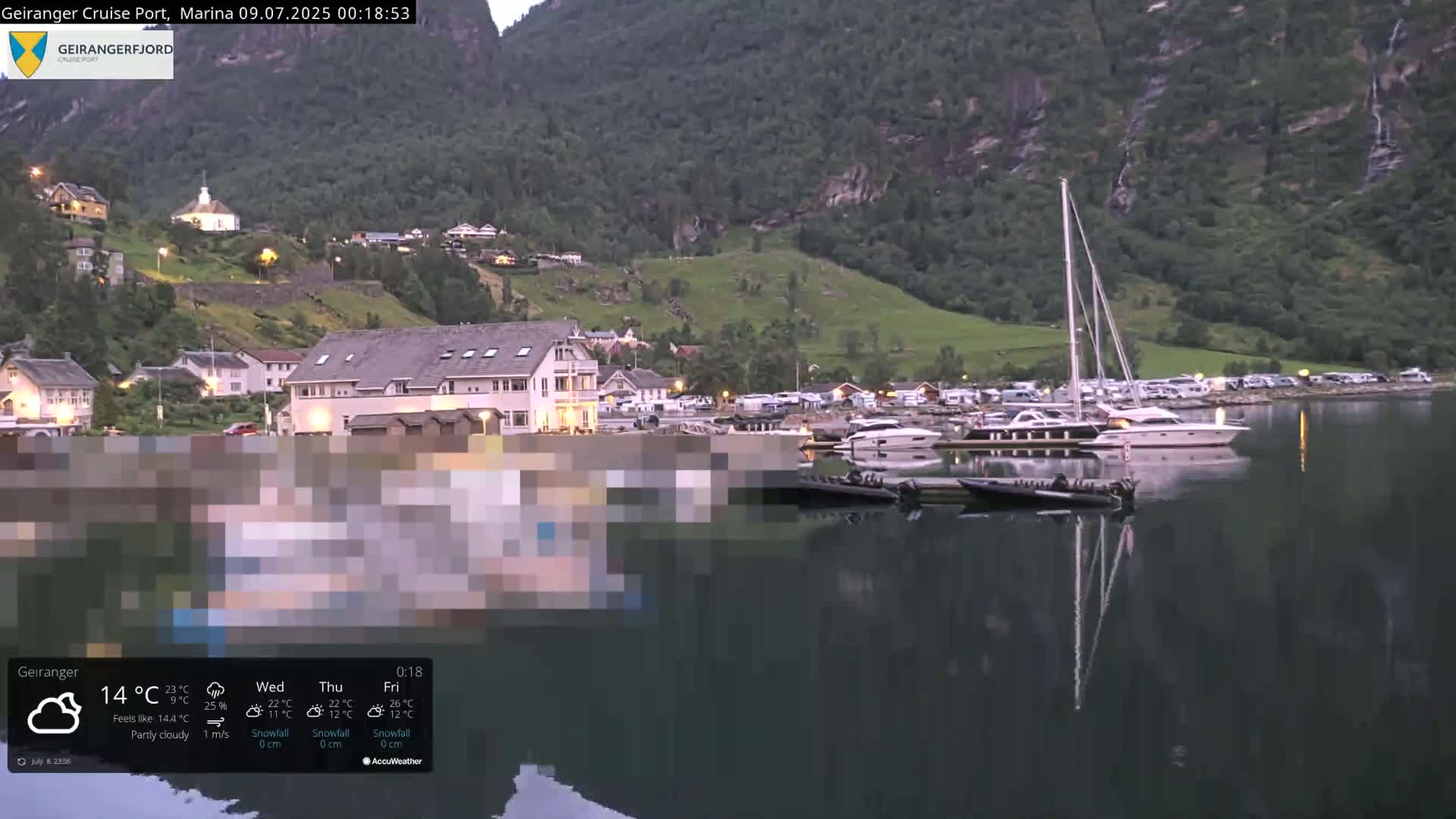 Geiranger Marine & Village  Live Cam - Stranda, Sunmore, More og Romsdal, Norway