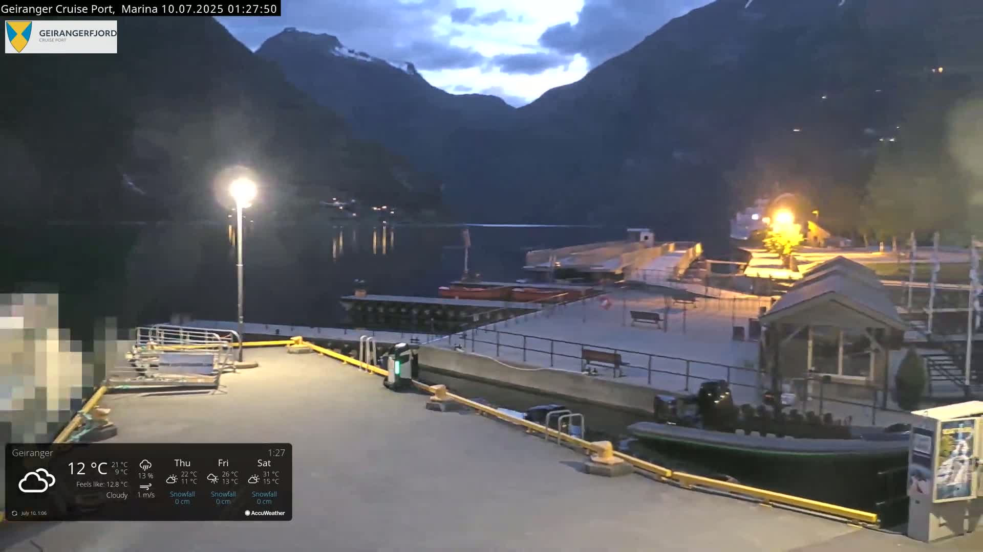 Geiranger Marine & Village  Live Cam - Stranda, Sunmore, More og Romsdal, Norway