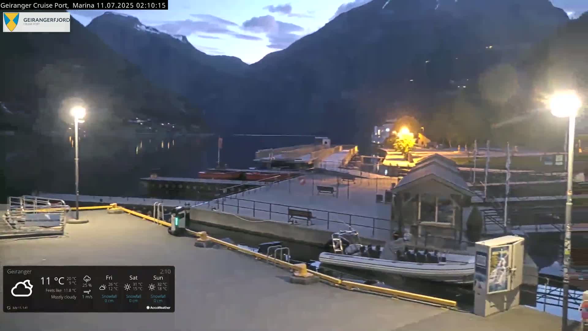 Geiranger Marine & Village  Live Cam - Stranda, Sunmore, More og Romsdal, Norway