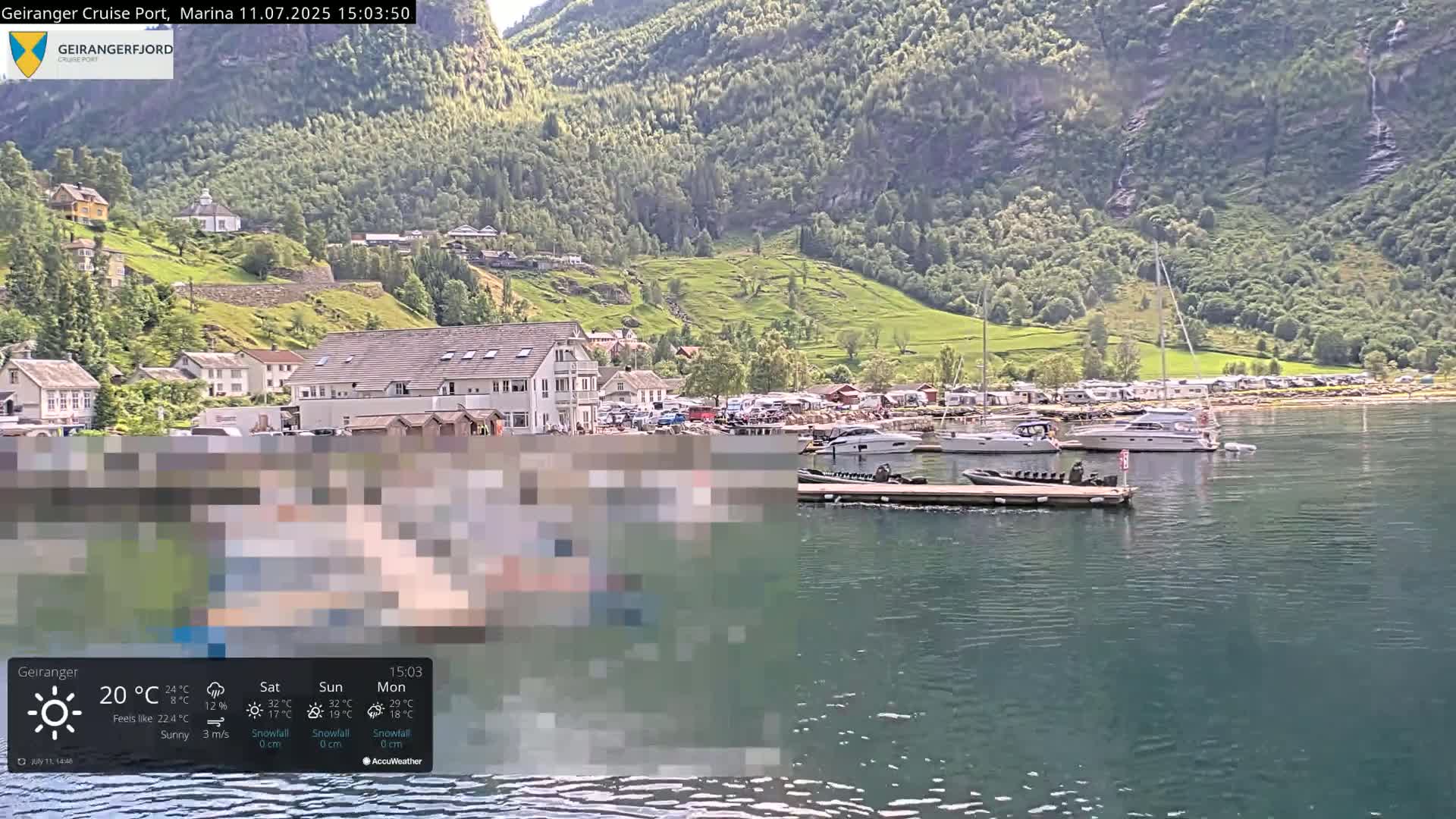 Geiranger Marine & Village  Live Cam - Stranda, Sunmore, More og Romsdal, Norway