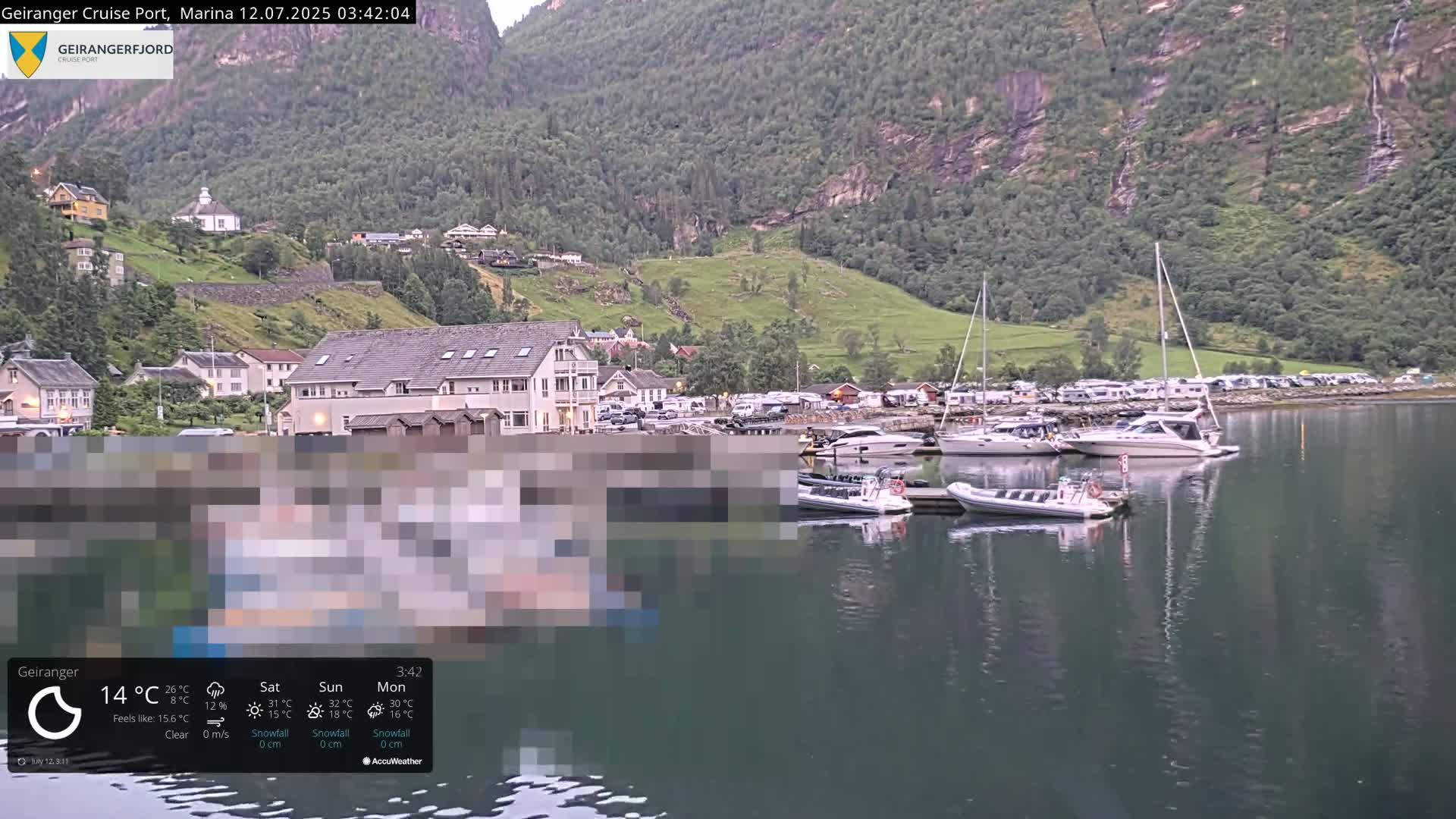 Geiranger Marine & Village  Live Cam - Stranda, Sunmore, More og Romsdal, Norway