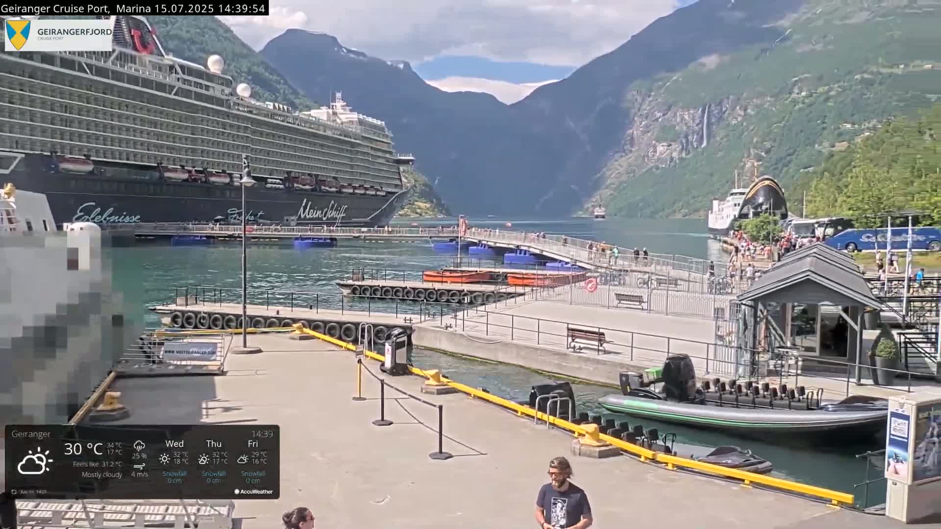 Geiranger Marine & Village  Live Cam - Stranda, Sunmore, More og Romsdal, Western Norway, Norway