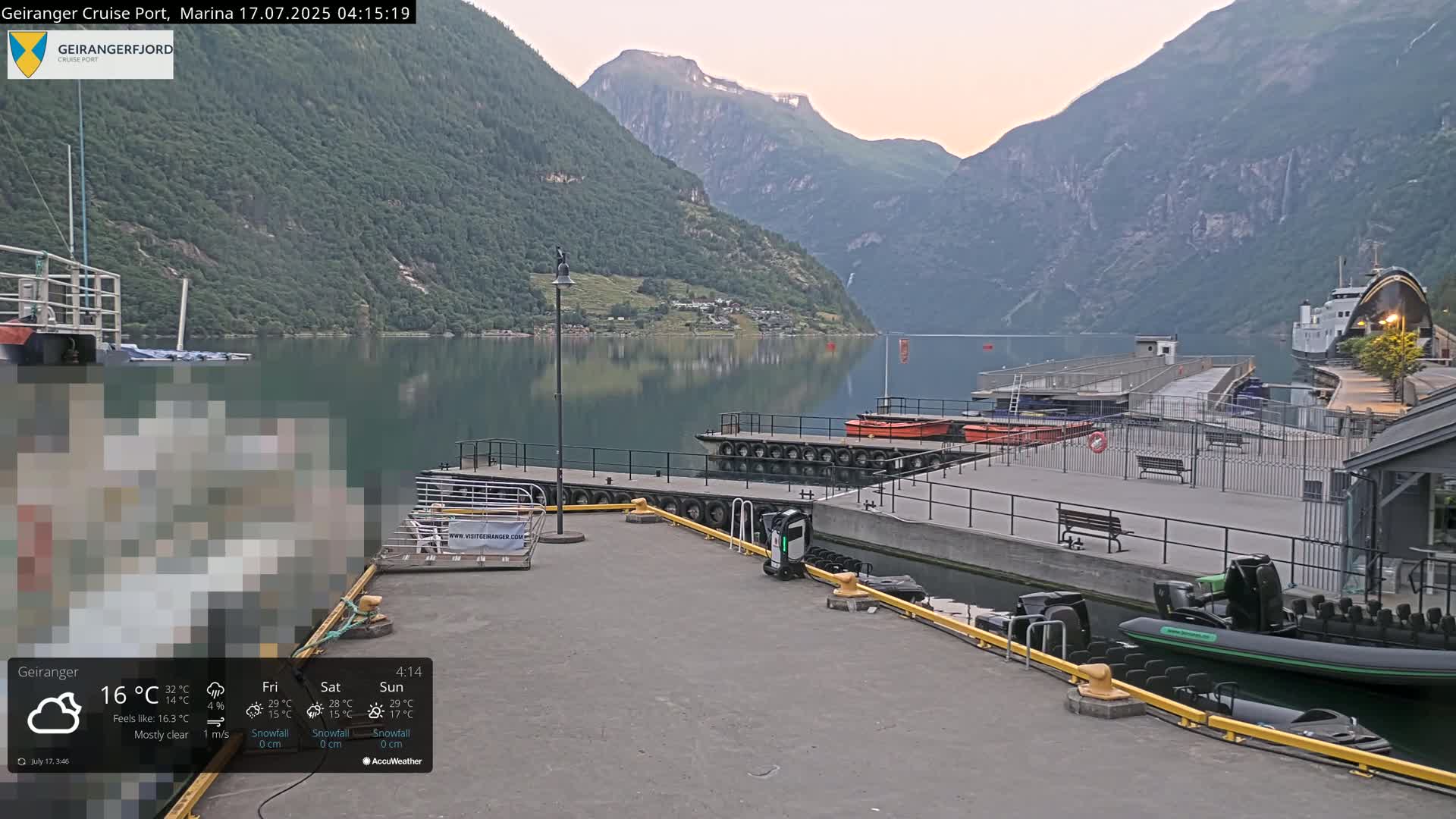 Geiranger Marine & Village  Live Cam - Stranda, Sunmore, More og Romsdal, Western Norway, Norway