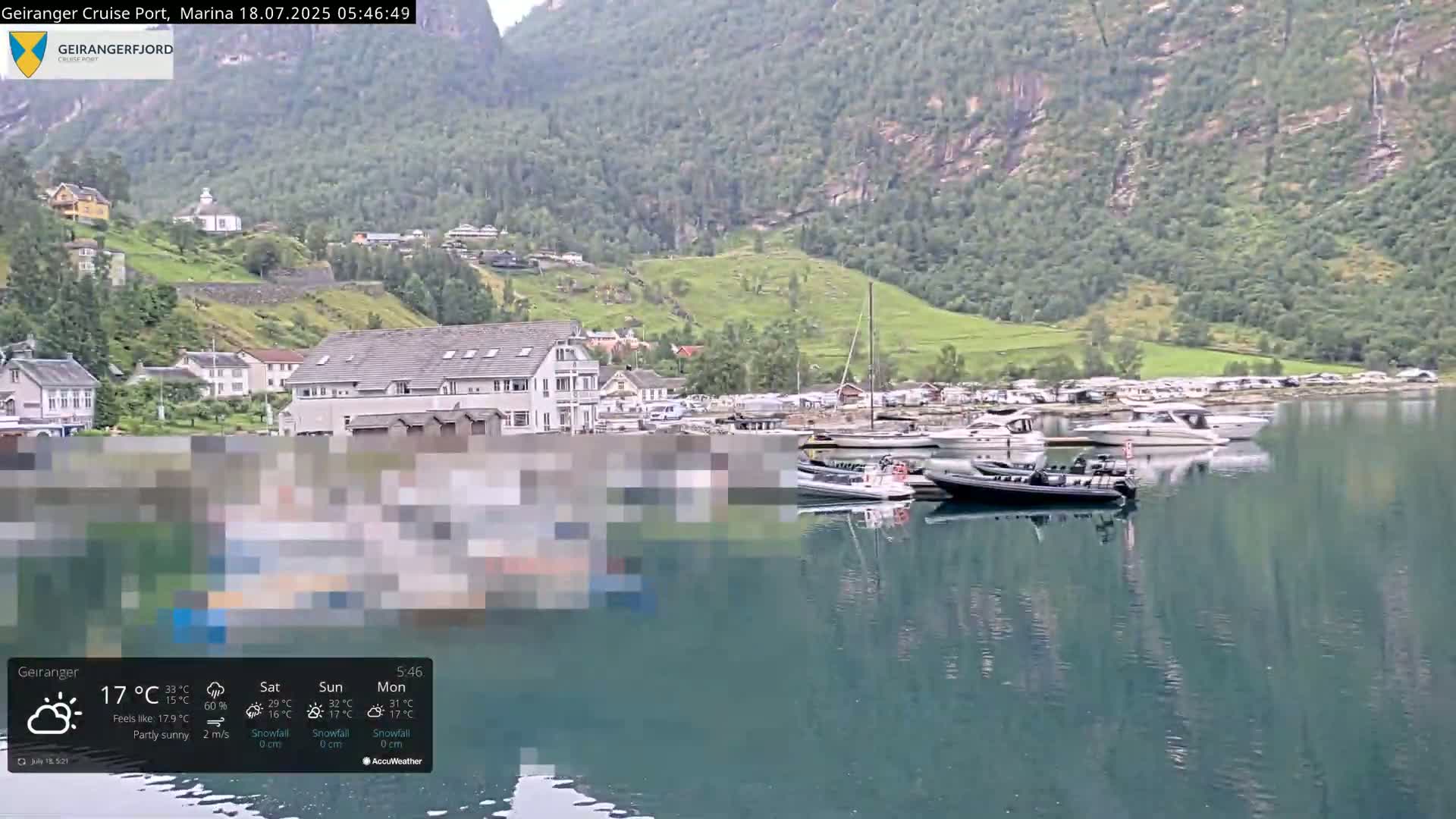 Geiranger Marine & Village  Live Cam - Stranda, Sunmore, More og Romsdal, Western Norway, Norway