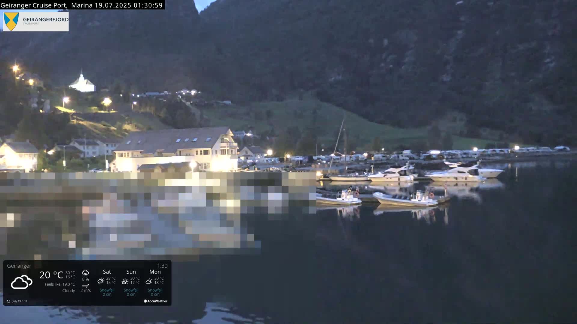 Geiranger Marine & Village  Live Cam - Stranda, Sunmore, More og Romsdal, Western Norway, Norway