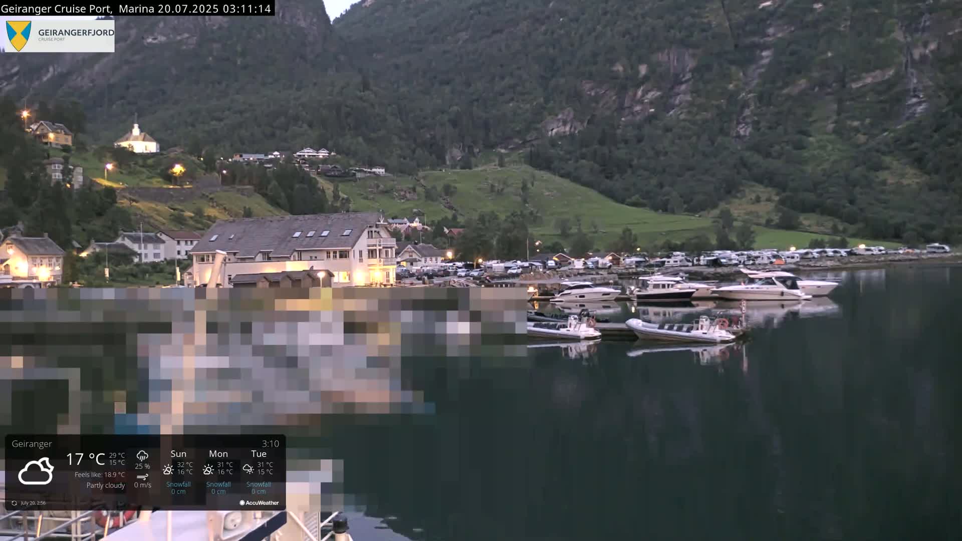 Geiranger Marine & Village  Live Cam - Stranda, Sunmore, More og Romsdal, Western Norway, Norway