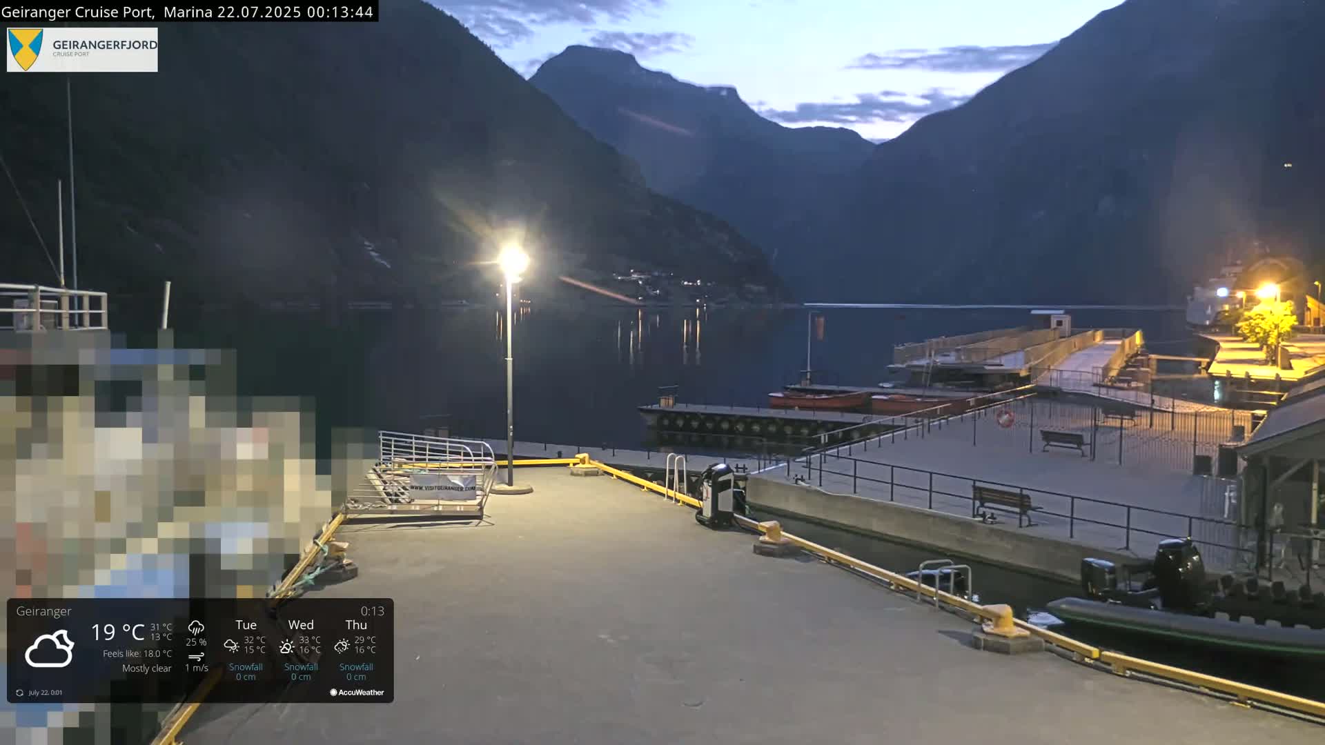 Geiranger Marine & Village  Live Cam - Stranda, Sunmore, More og Romsdal, Western Norway, Norway