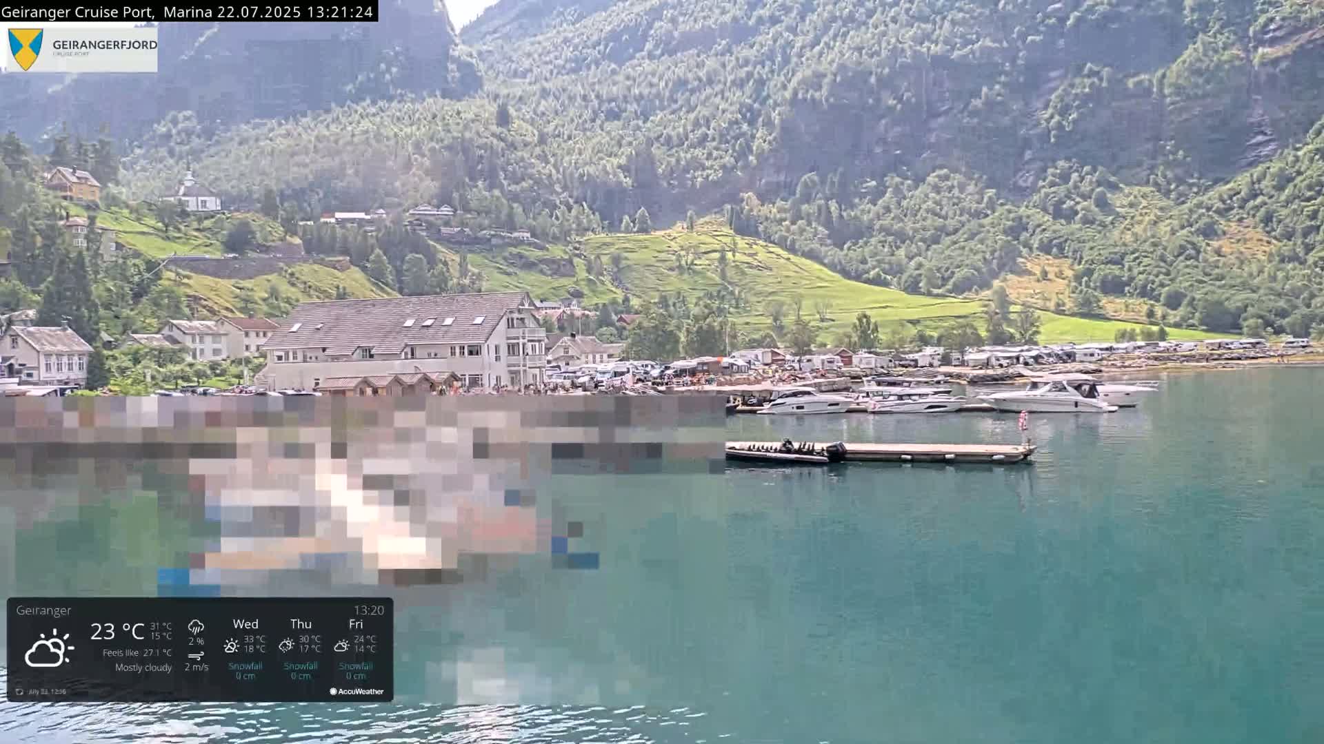 Geiranger Marine & Village  Live Cam - Stranda, Sunmore, More og Romsdal, Western Norway, Norway