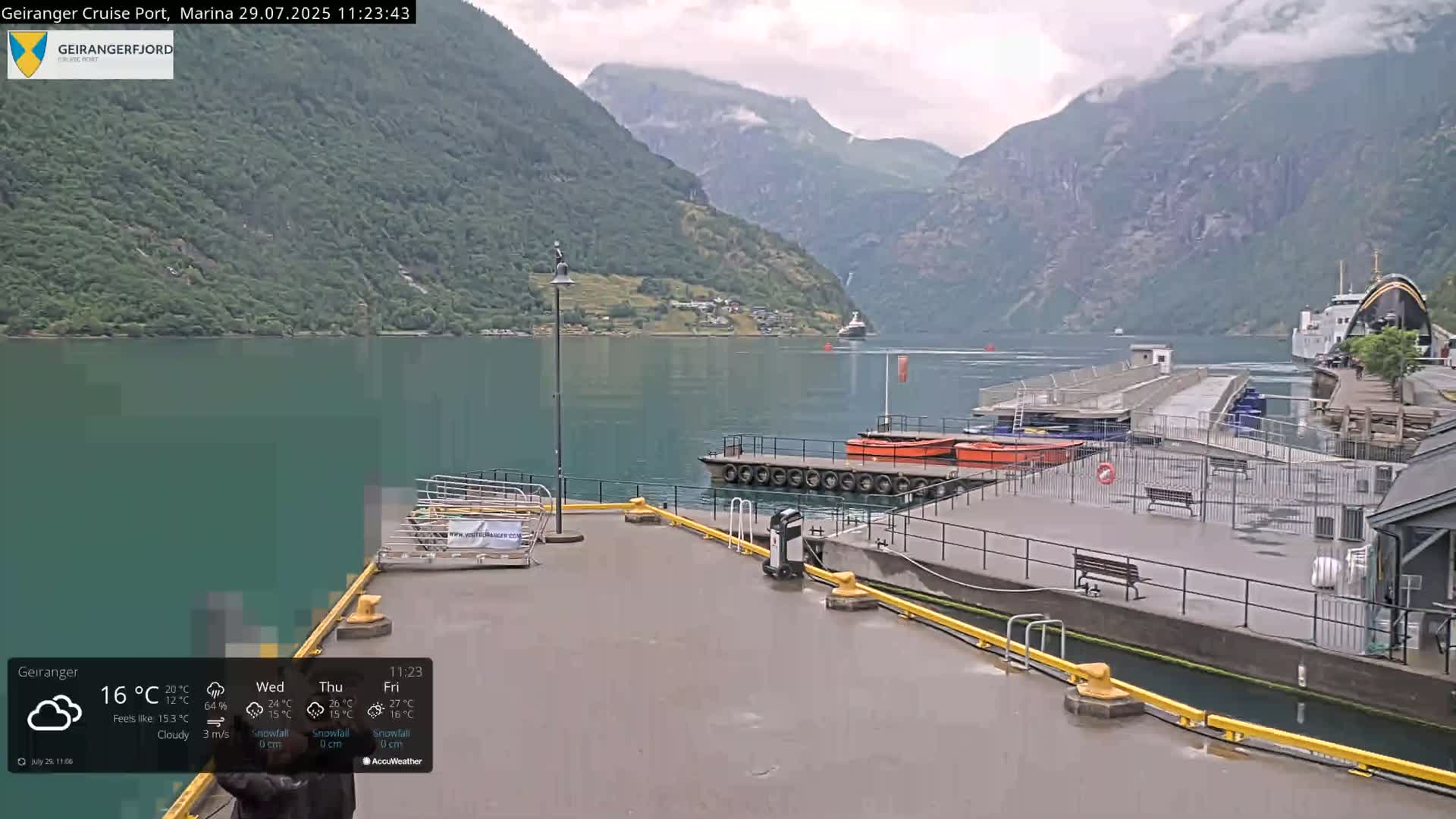 Geiranger Marine & Village  Live Cam - Stranda, Sunmore, More og Romsdal, Western Norway, Norway