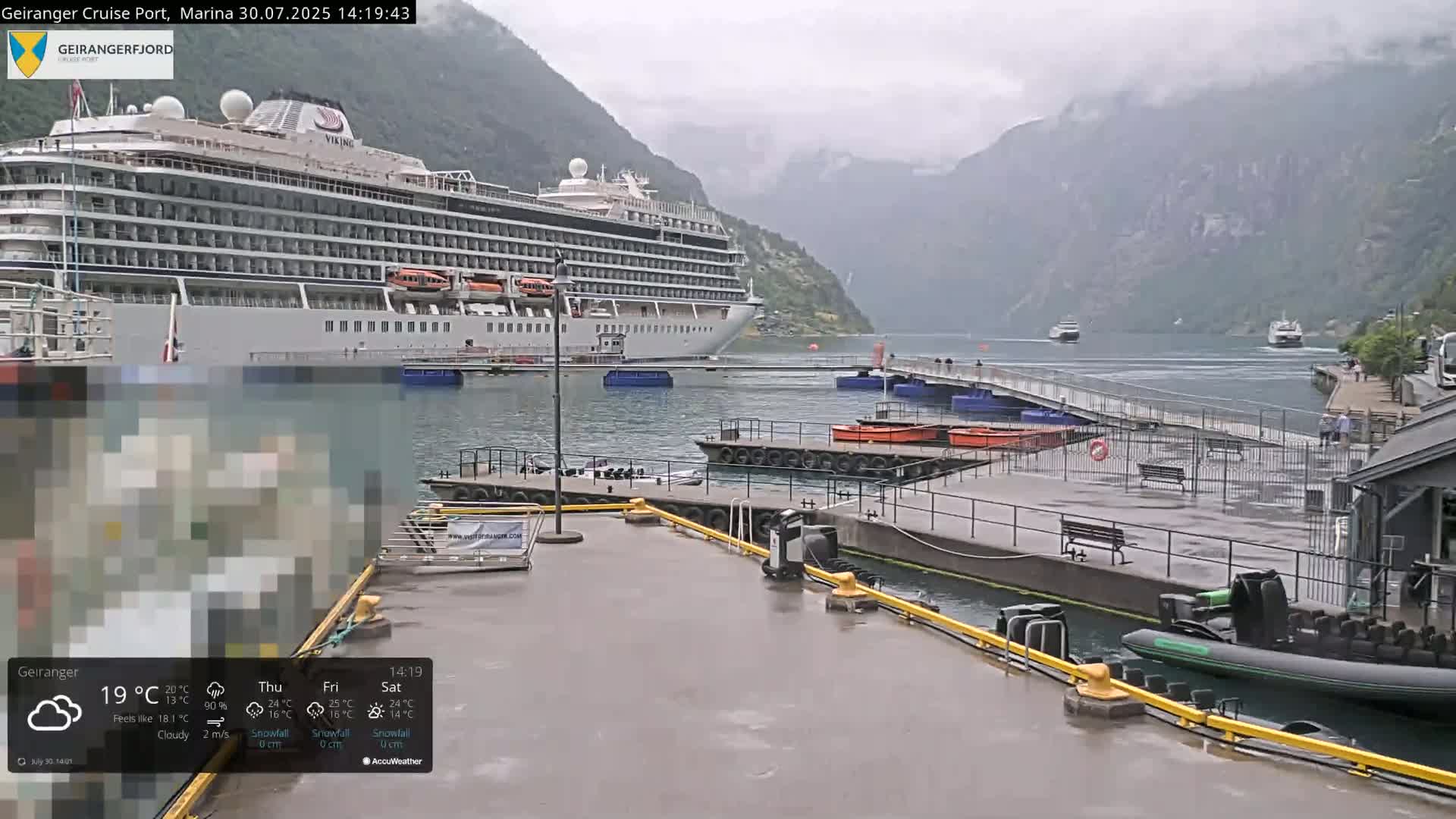 Geiranger Marine & Village  Live Cam - Stranda, Sunmore, More og Romsdal, Norway
