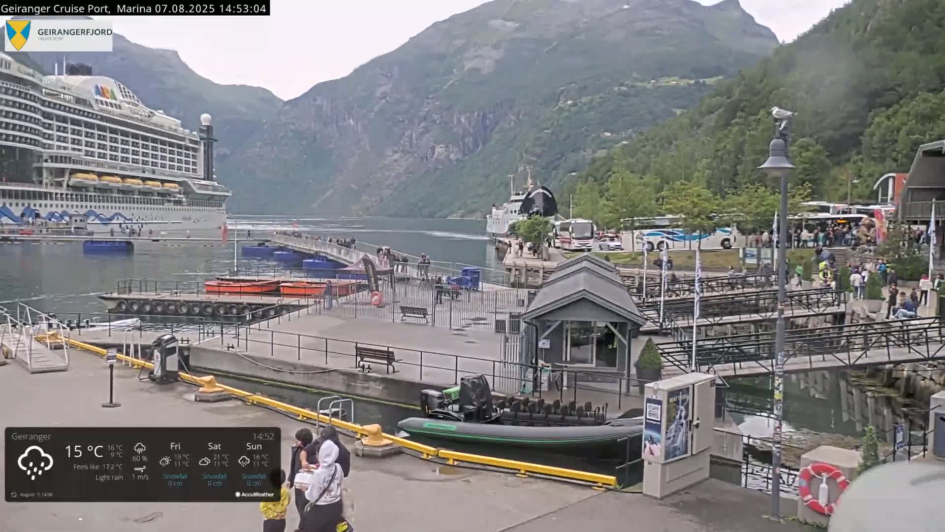 Geiranger Marine & Village  Live Cam - Stranda, Sunmore, More og Romsdal, Western Norway, Norway