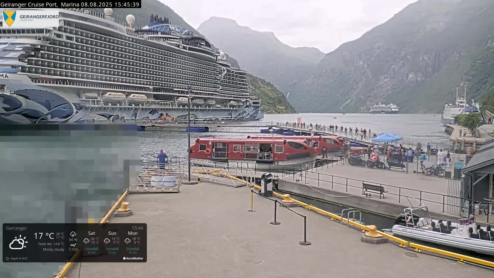 Geiranger Marine & Village  Live Cam - Stranda, Sunmore, More og Romsdal, Western Norway, Norway