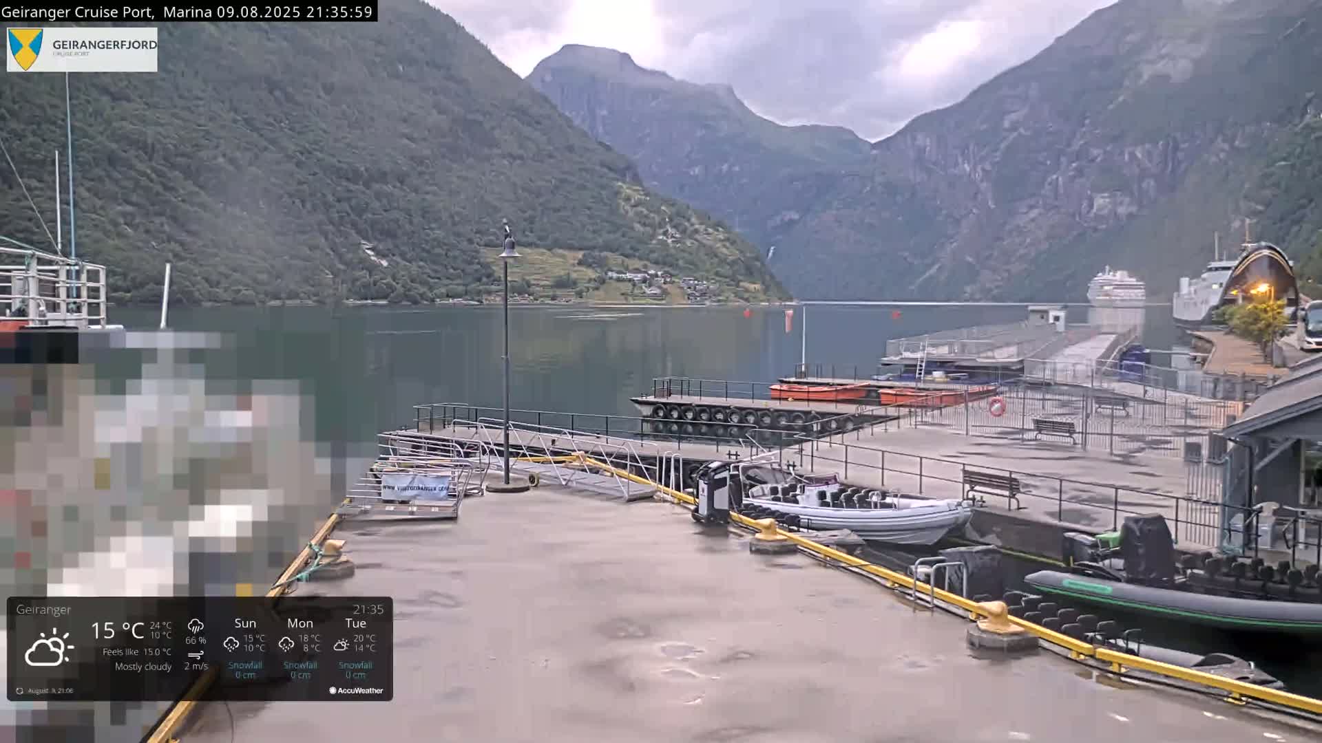 Geiranger Marine & Village  Live Cam - Stranda, Sunmore, More og Romsdal, Western Norway, Norway