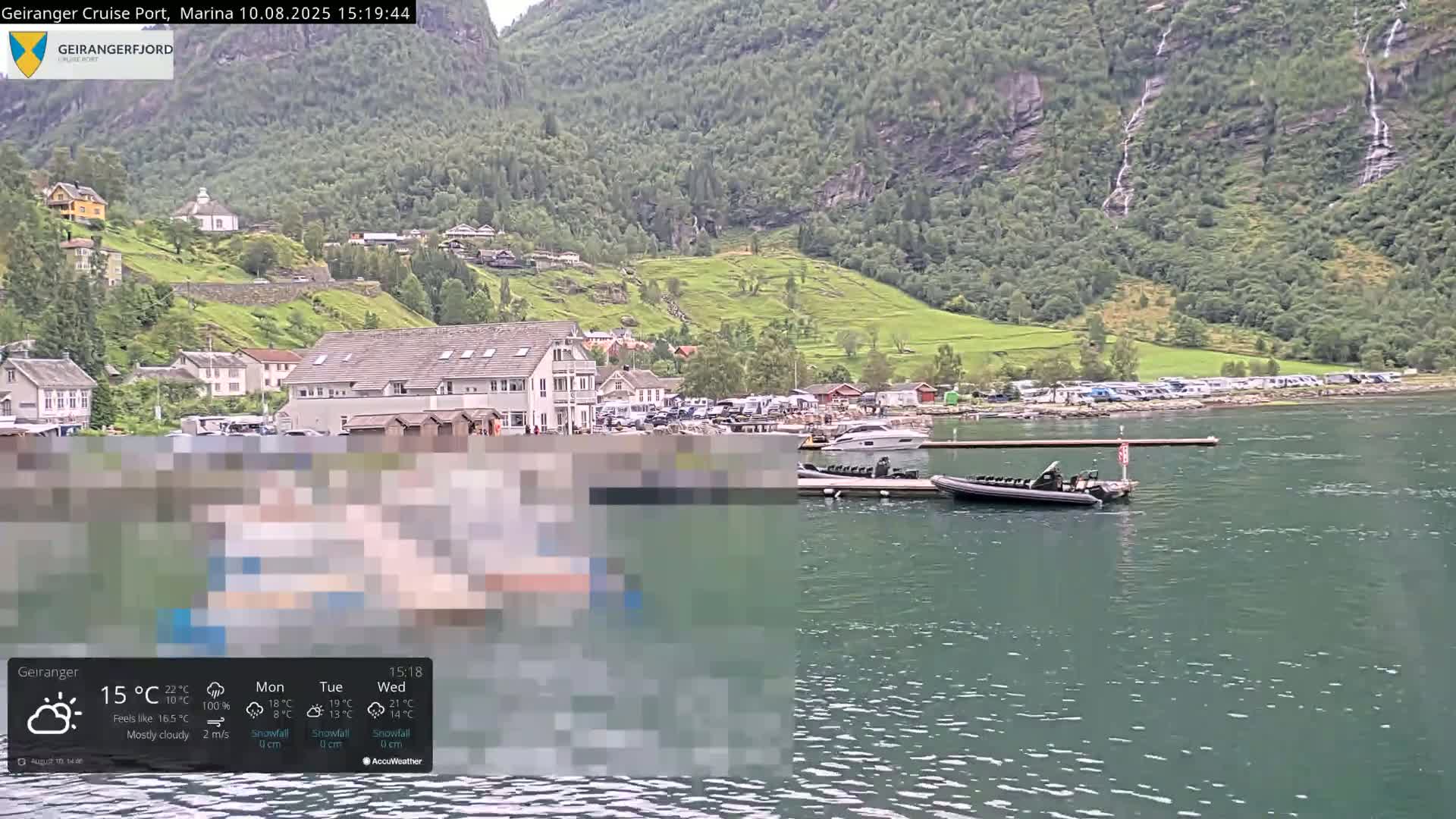 Geiranger Marine & Village  Live Cam - Stranda, Sunmore, More og Romsdal, Western Norway, Norway
