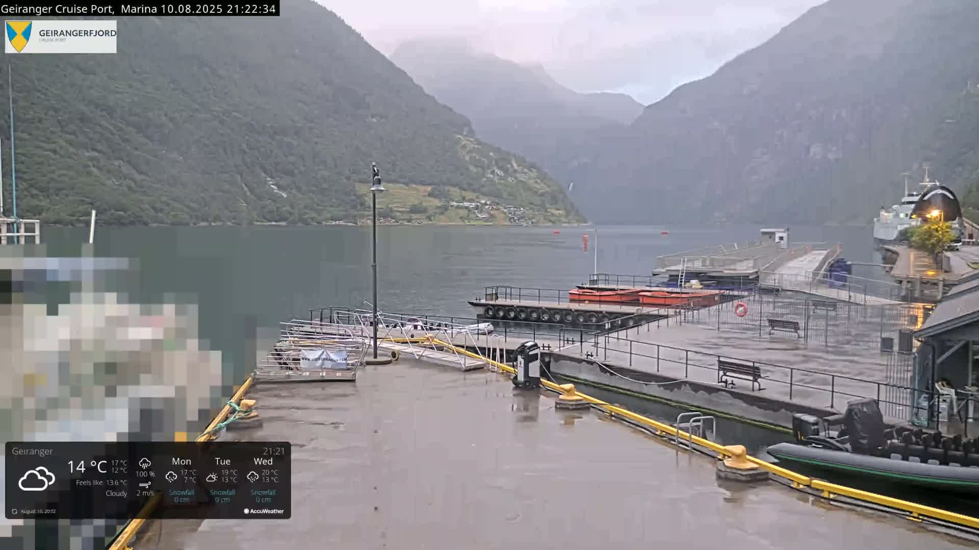 Geiranger Marine & Village  Live Cam - Stranda, Sunmore, More og Romsdal, Western Norway, Norway