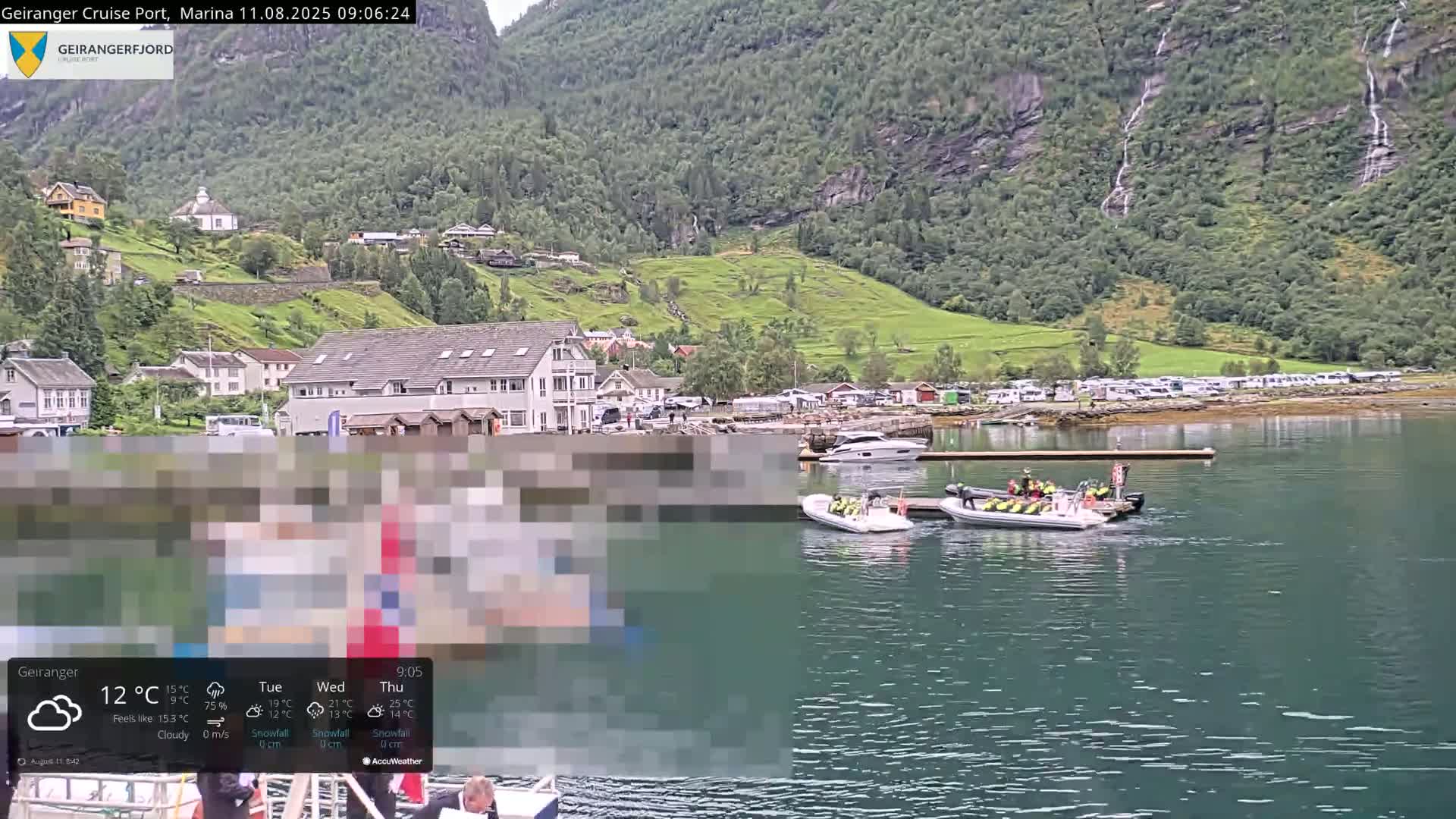 Geiranger Marine & Village  Live Cam - Stranda, Sunmore, More og Romsdal, Western Norway, Norway