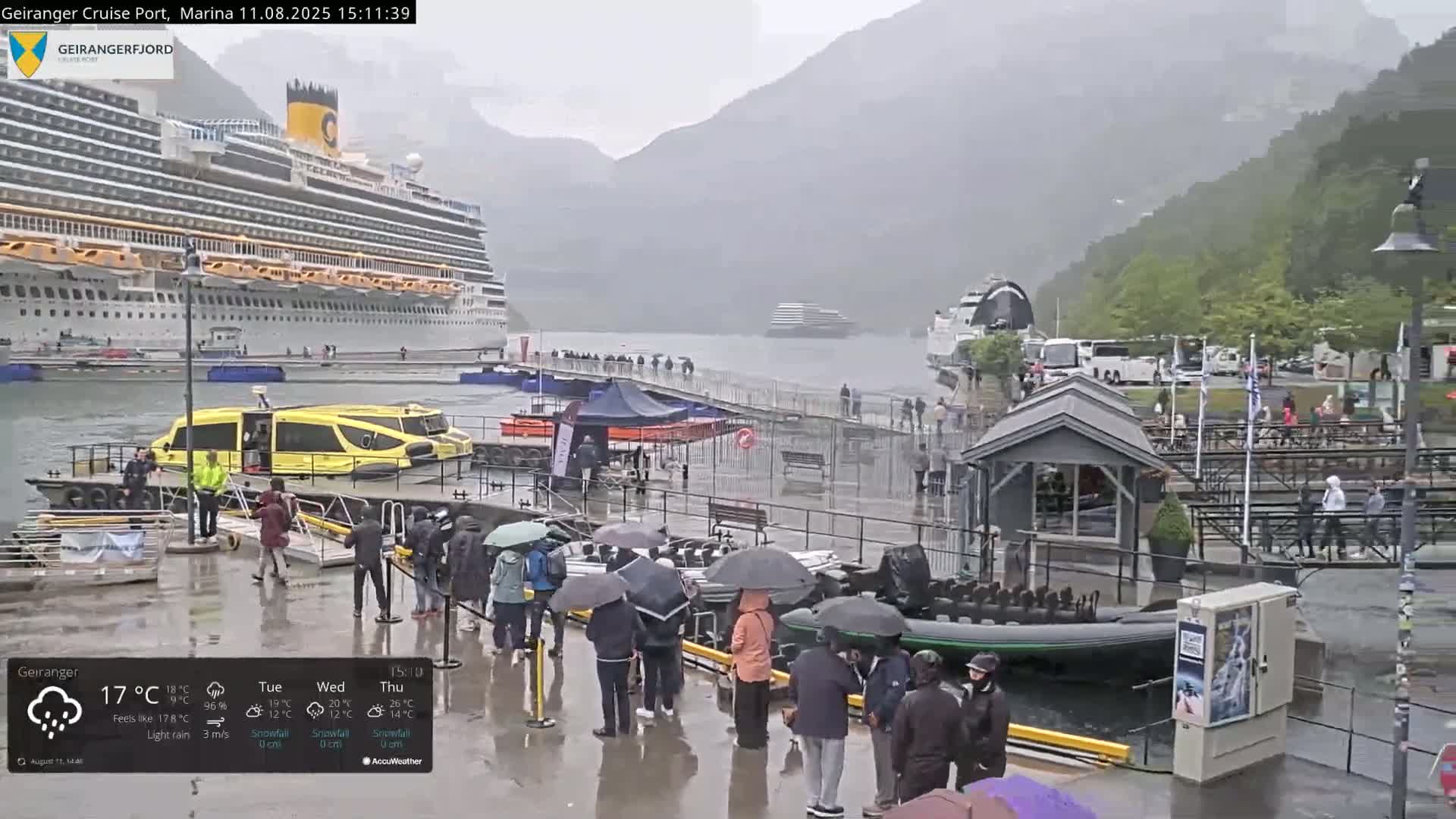Geiranger Marine & Village  Live Cam - Stranda, Sunmore, More og Romsdal, Western Norway, Norway