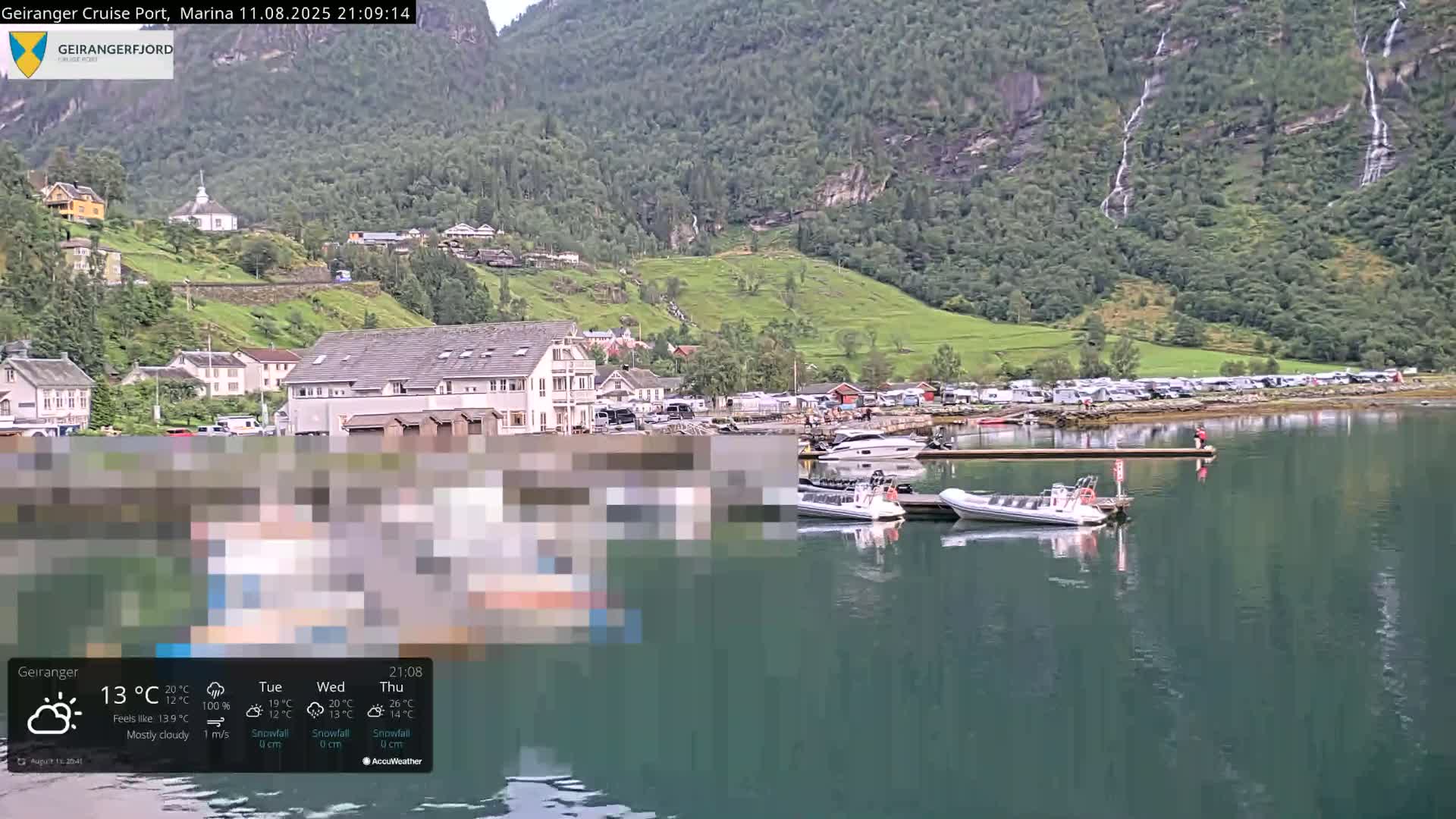 Geiranger Marine & Village  Live Cam - Stranda, Sunmore, More og Romsdal, Western Norway, Norway