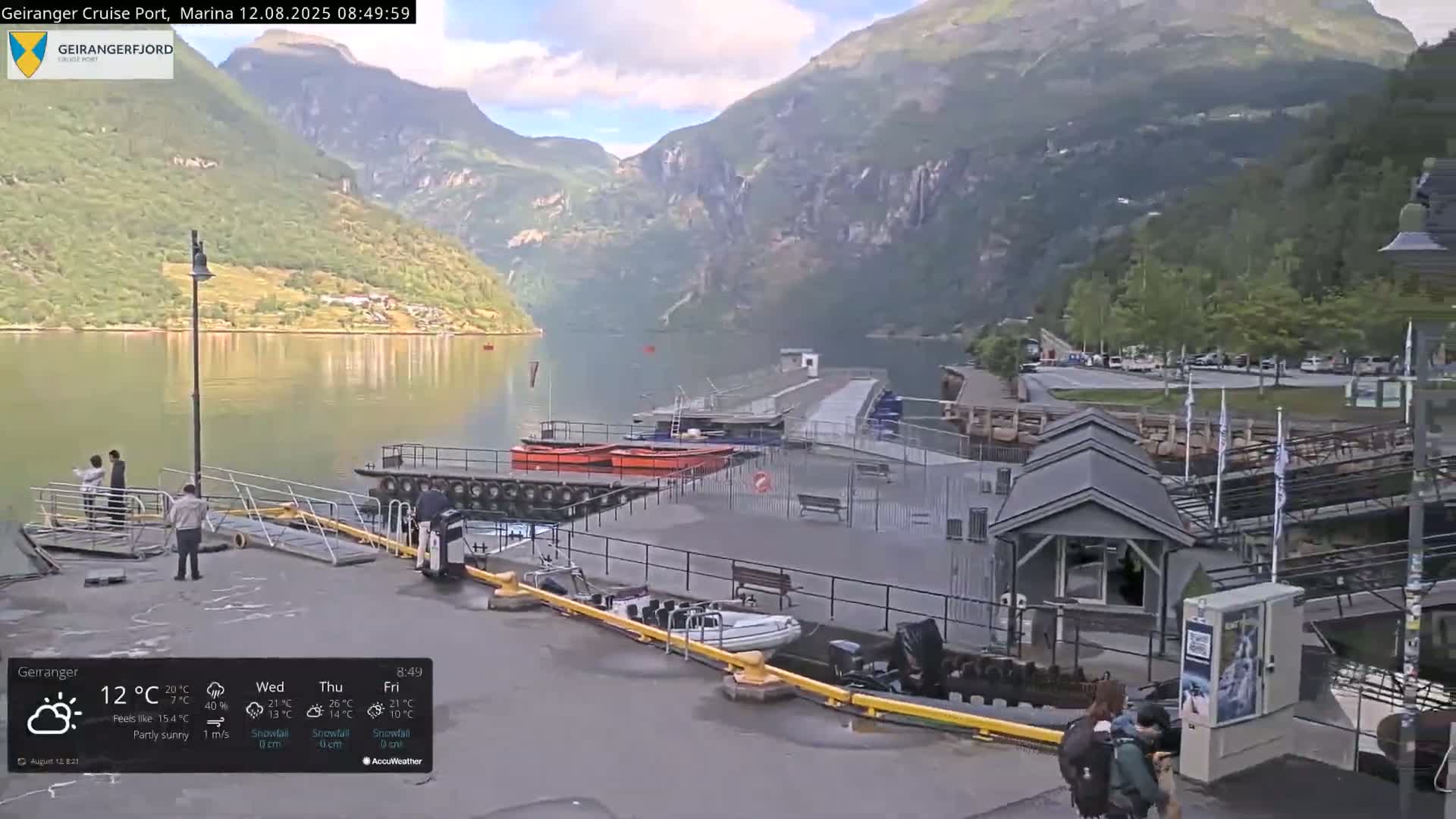 Geiranger Marine & Village  Live Cam - Stranda, Sunmore, More og Romsdal, Western Norway, Norway